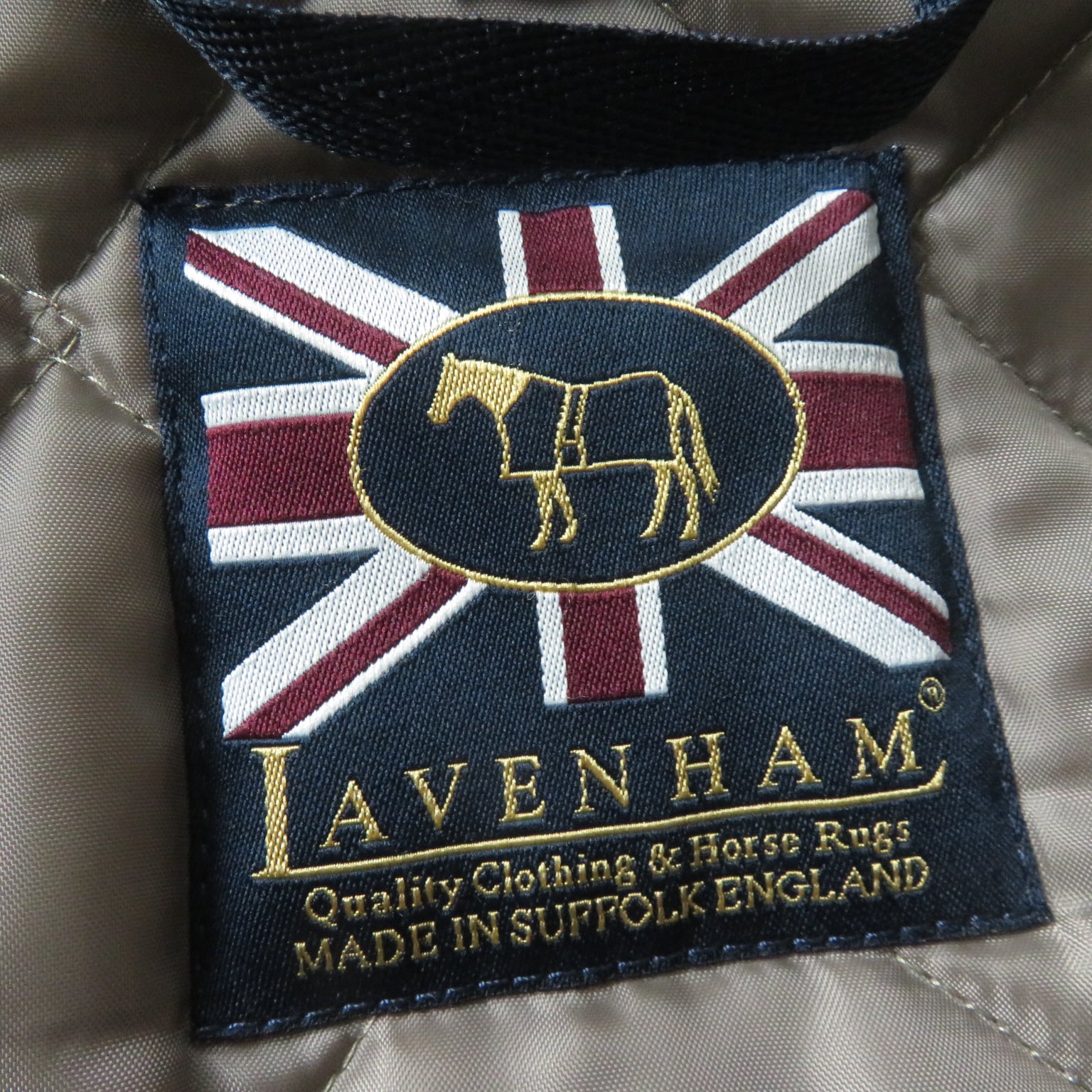 LAVENHAM Quilted Hooded Jacket Khaki Brown Women