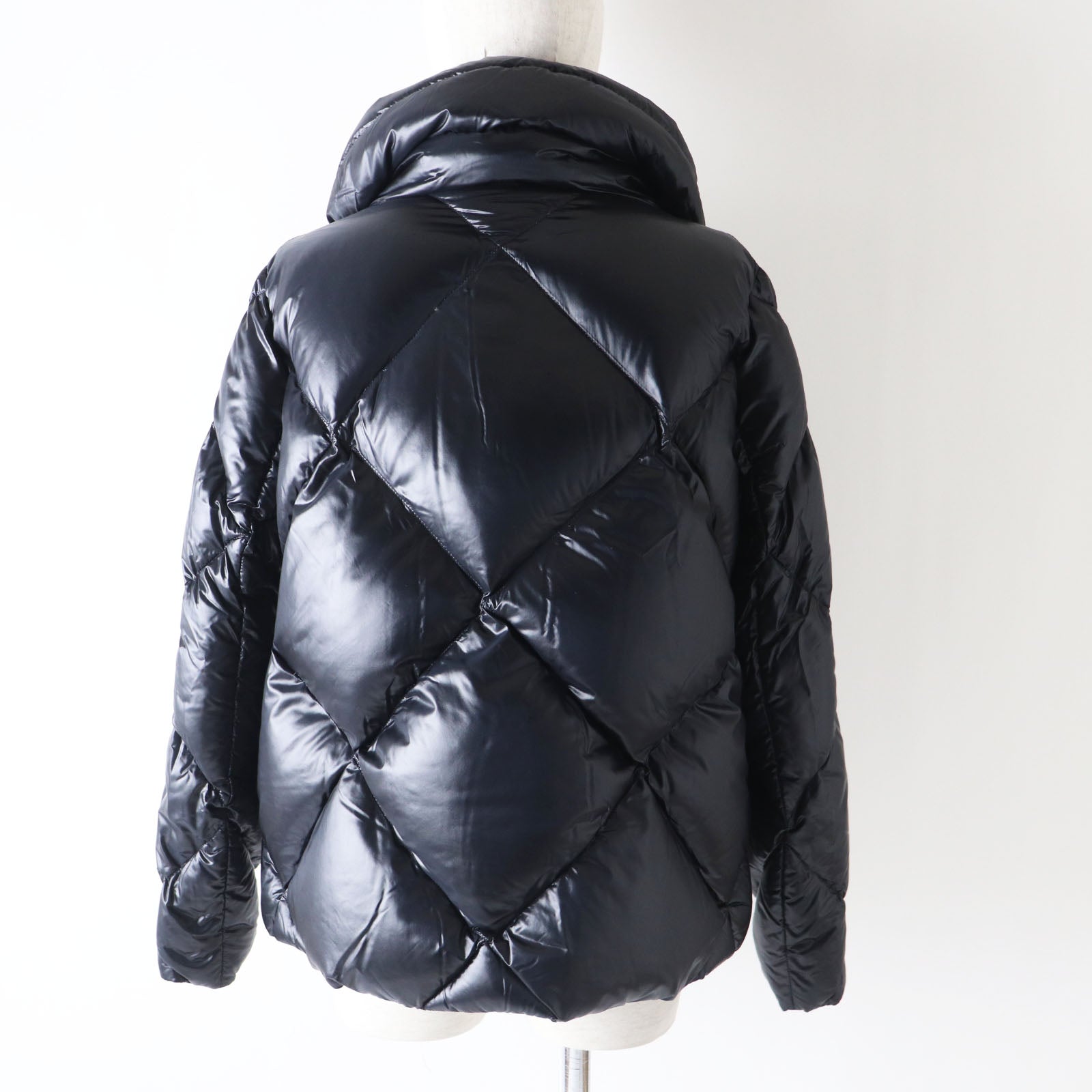 Herno Nylon Quilted Down Jacket Black Women