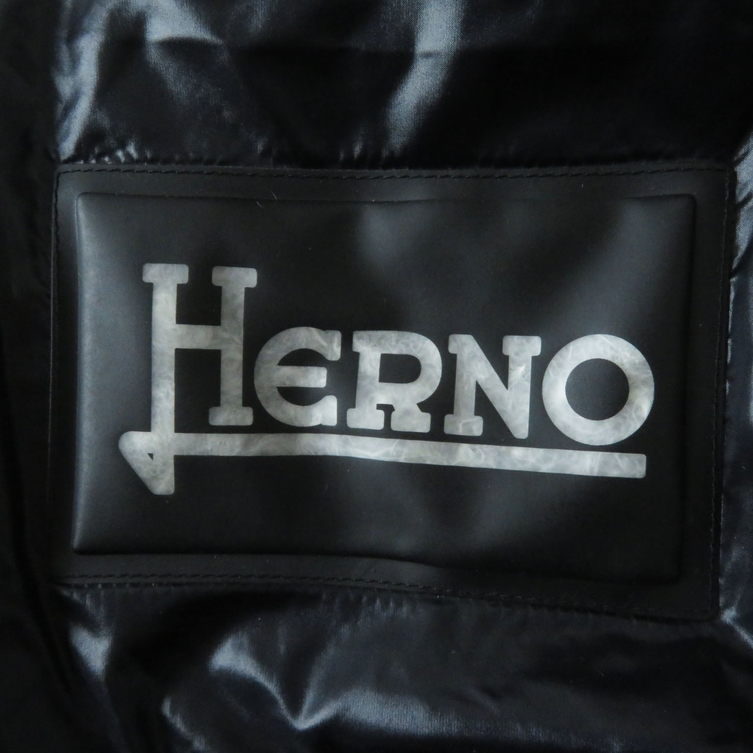 Herno Nylon Quilted Down Jacket Black Women