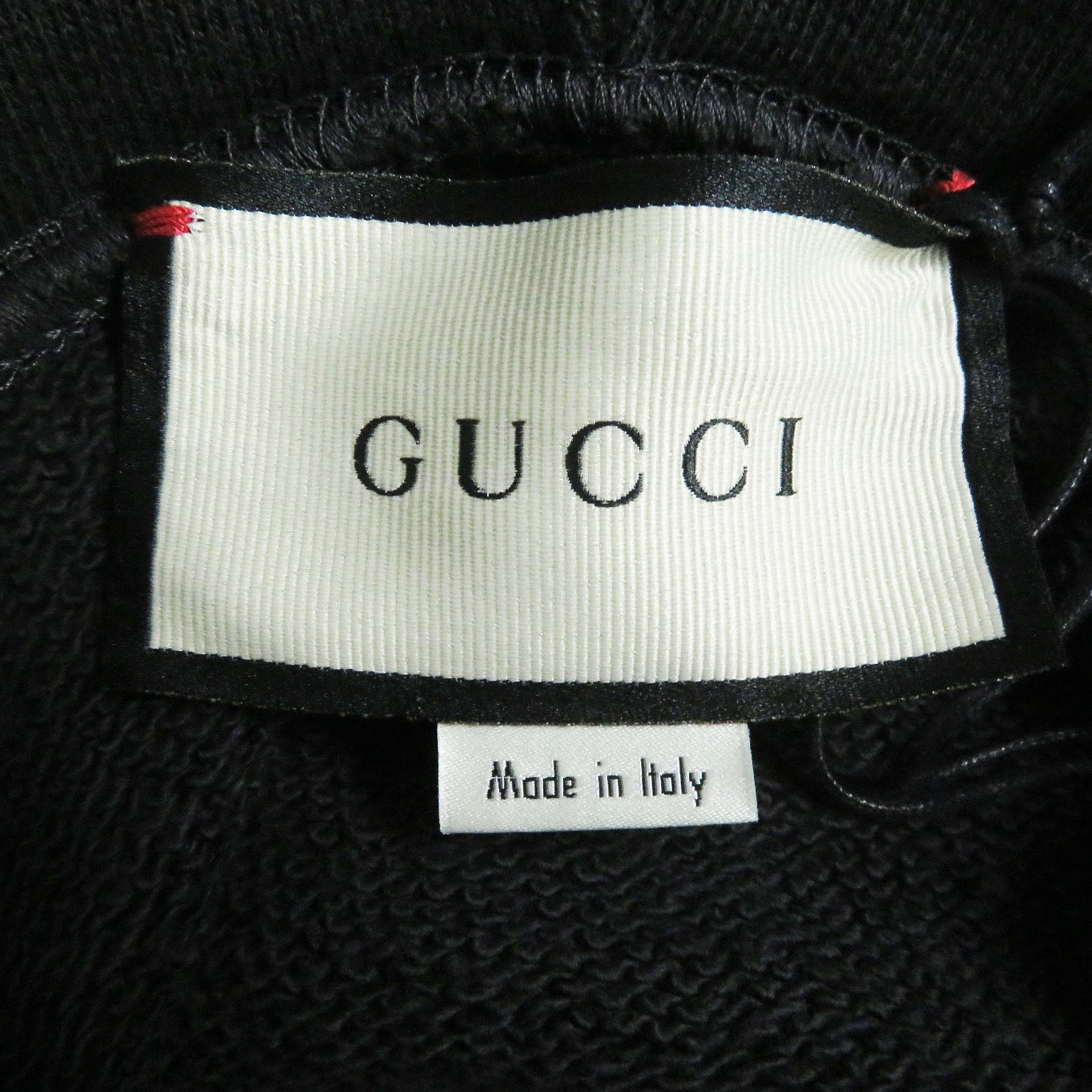 GUCCI Hawaiian Logo Print Hoodie Black S