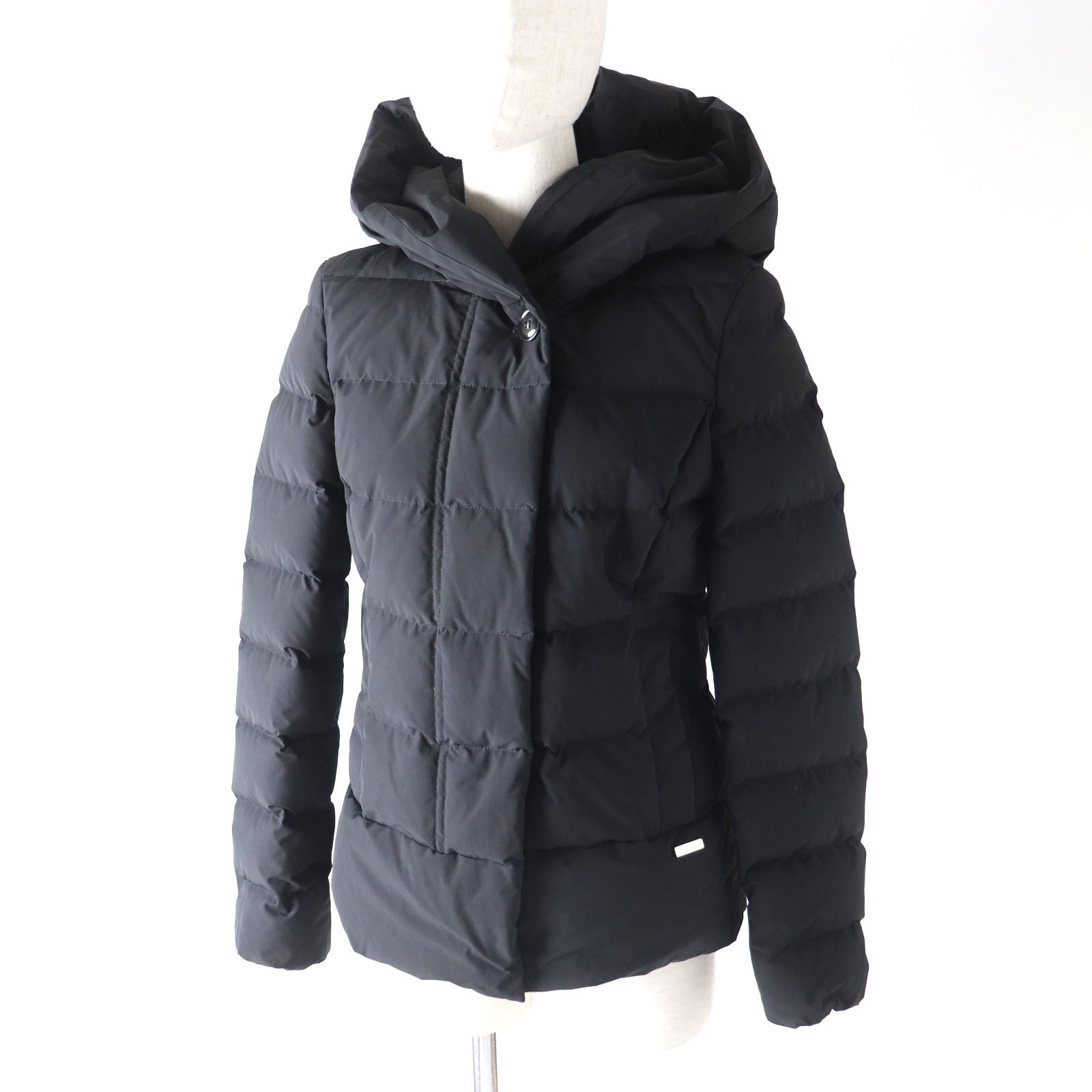 WOOLRICH PUFFY PRESCOTT Down Jacket Black XS Women