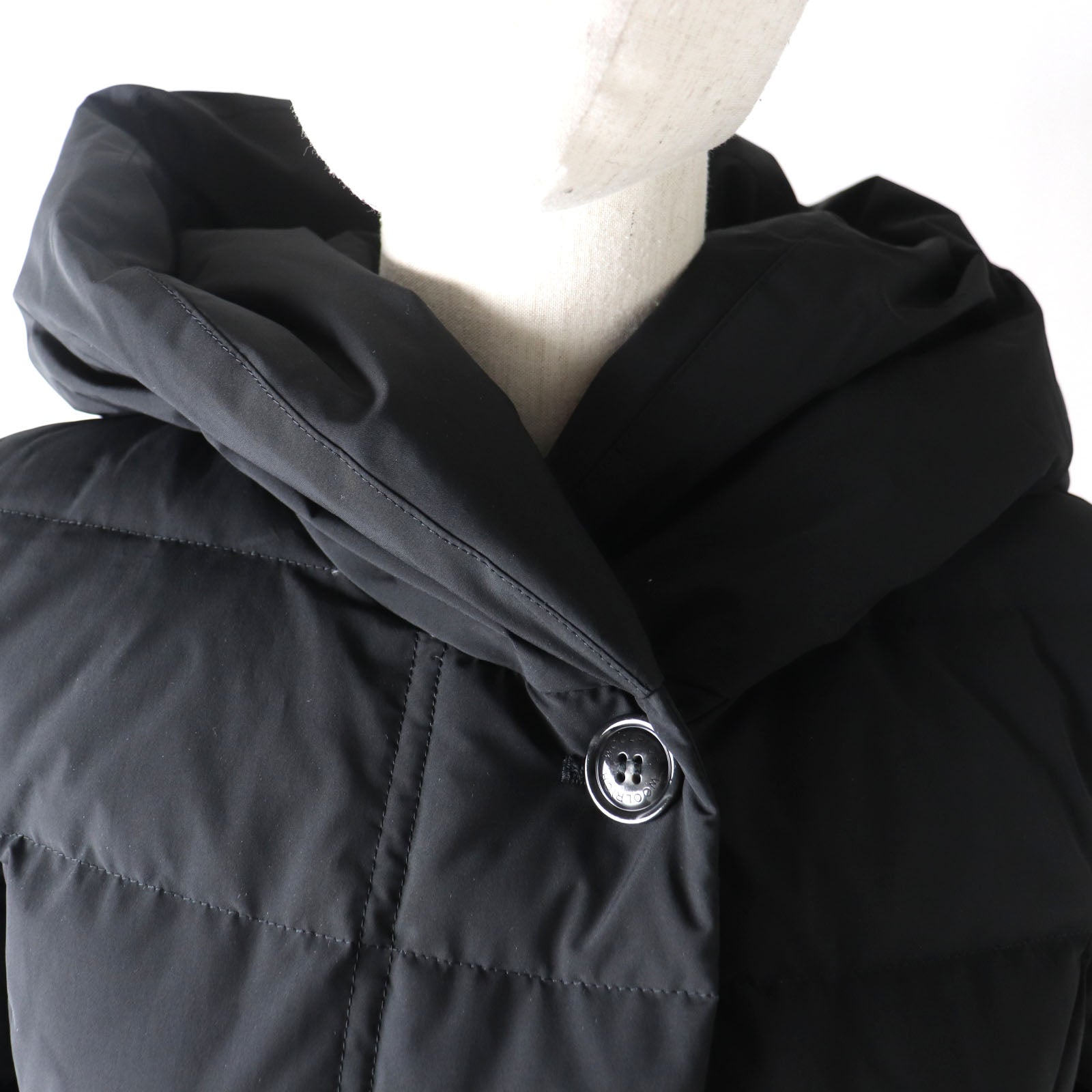 WOOLRICH PUFFY PRESCOTT Down Jacket Black XS Women