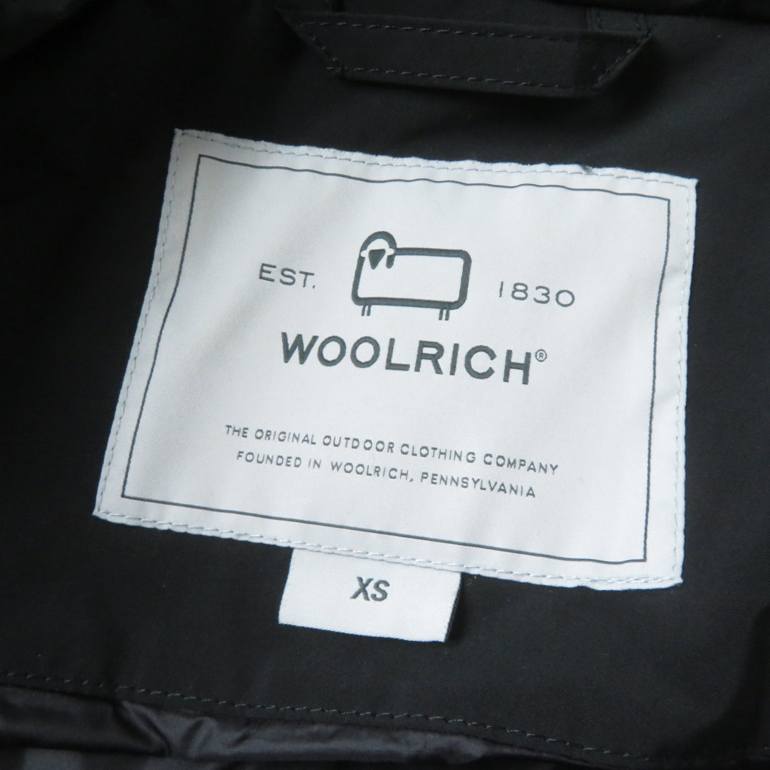 WOOLRICH PUFFY PRESCOTT Down Jacket Black XS Women