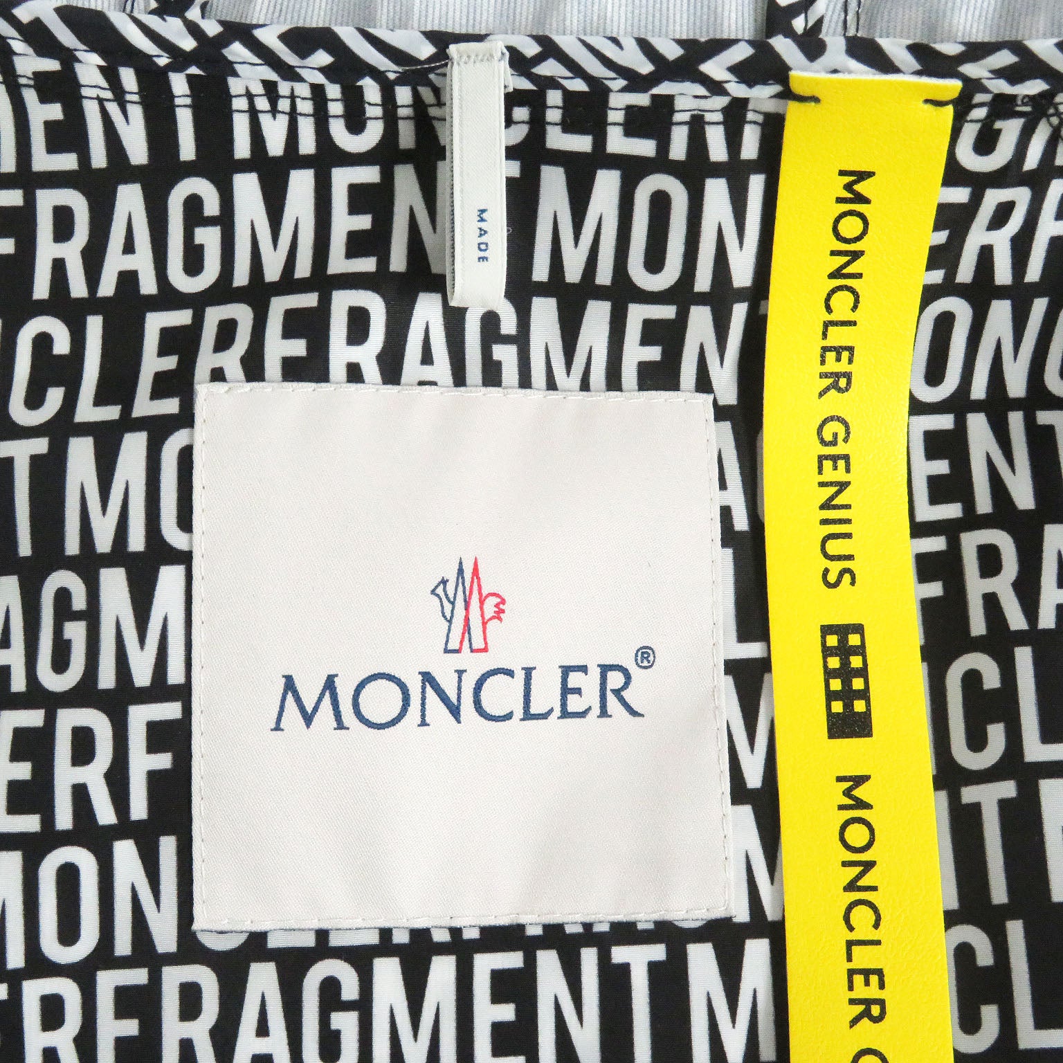 Moncler Genius 7 Fragment Nylon Jacket Black