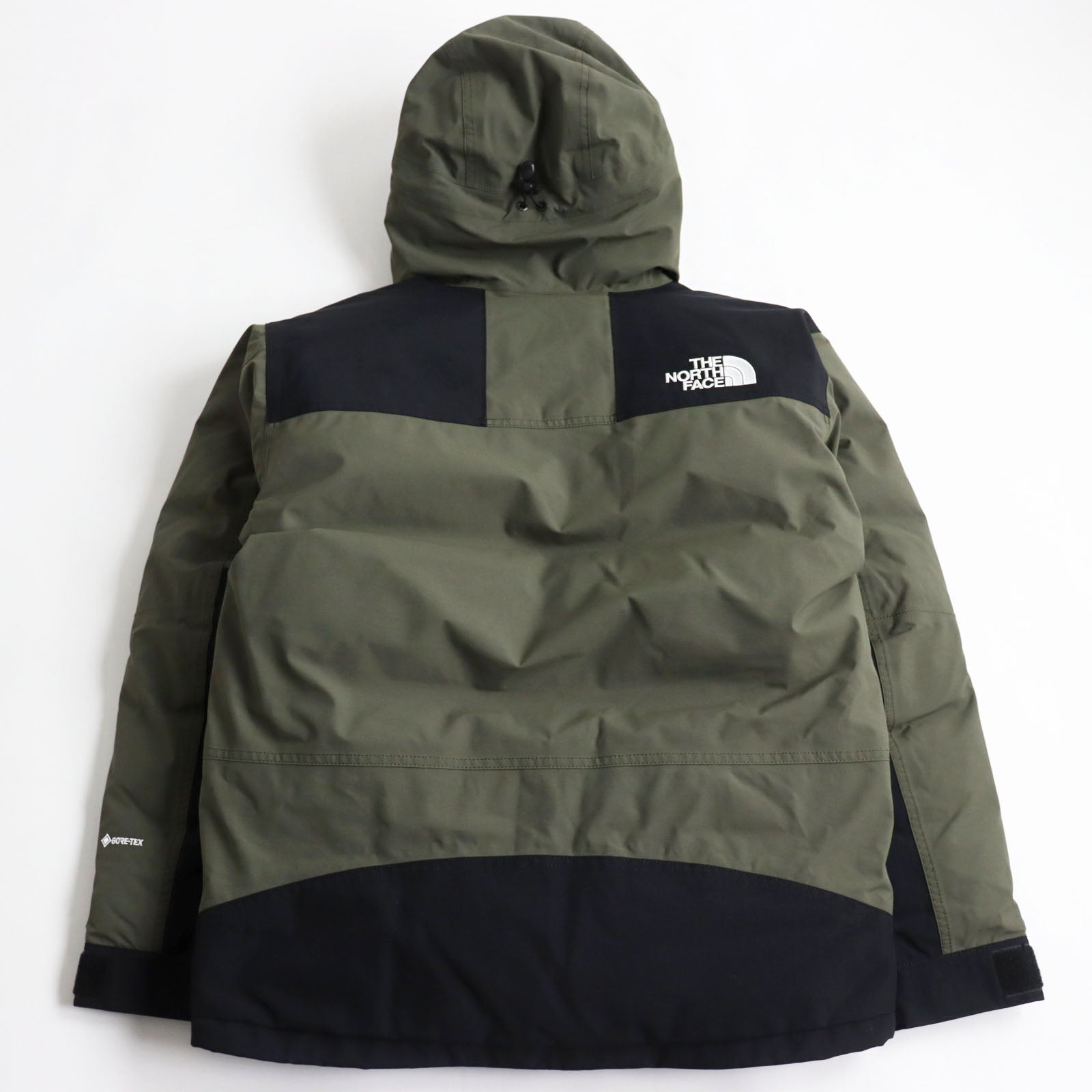 THE NORTH FACE GORE-TEX Down Jacket Khaki Black L