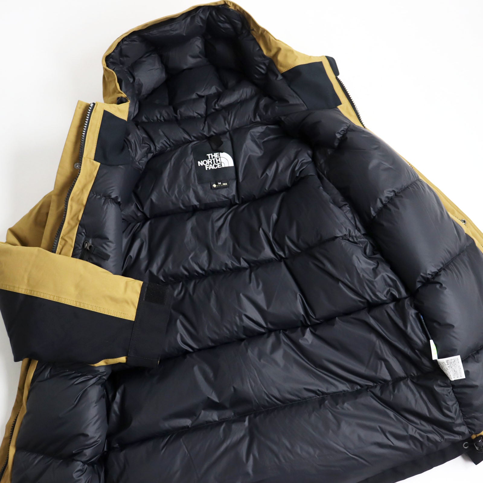 THE NORTH FACE ND91930 Nylon Down Jacket Camel x Black M