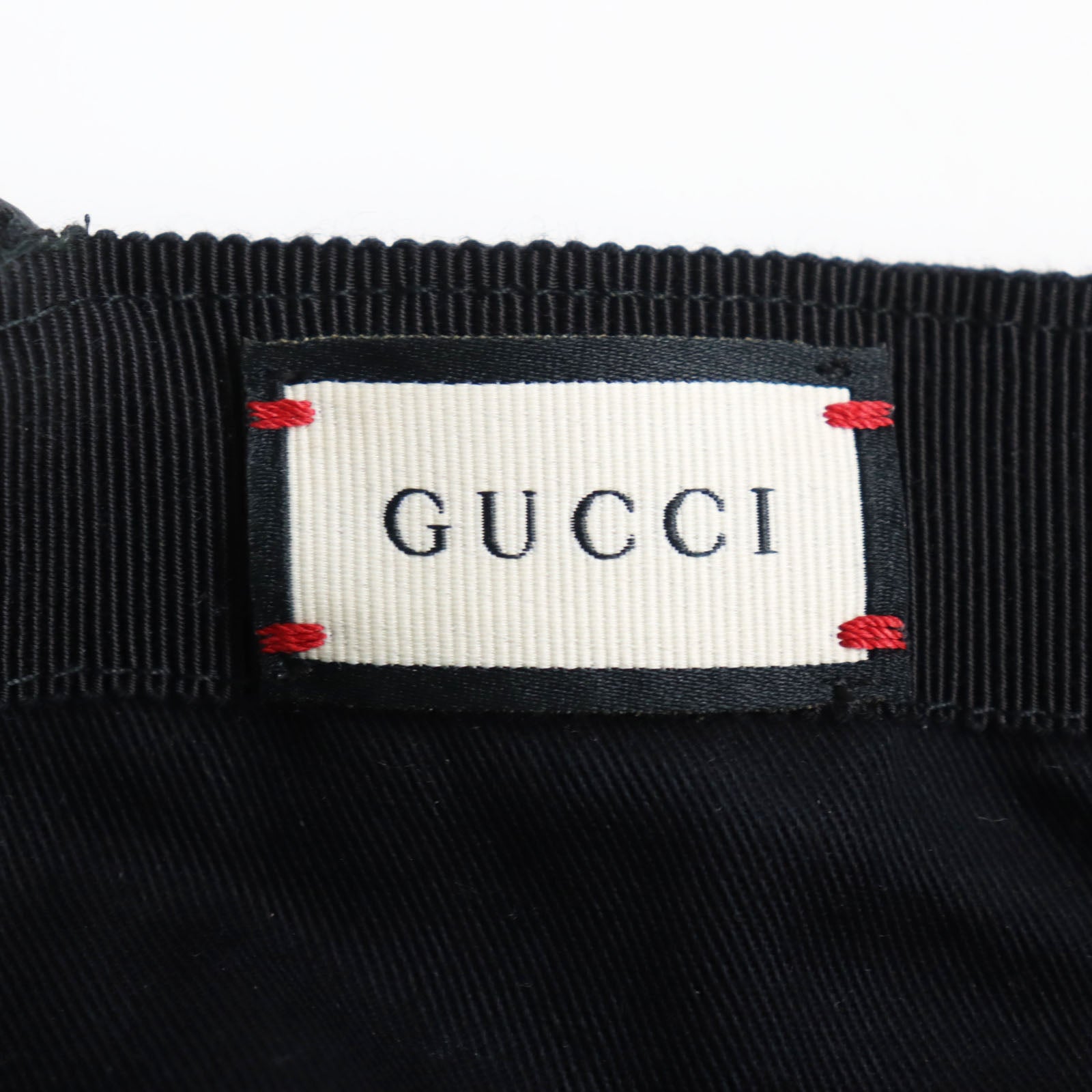 Gucci Original GG Web Line Cap Black L