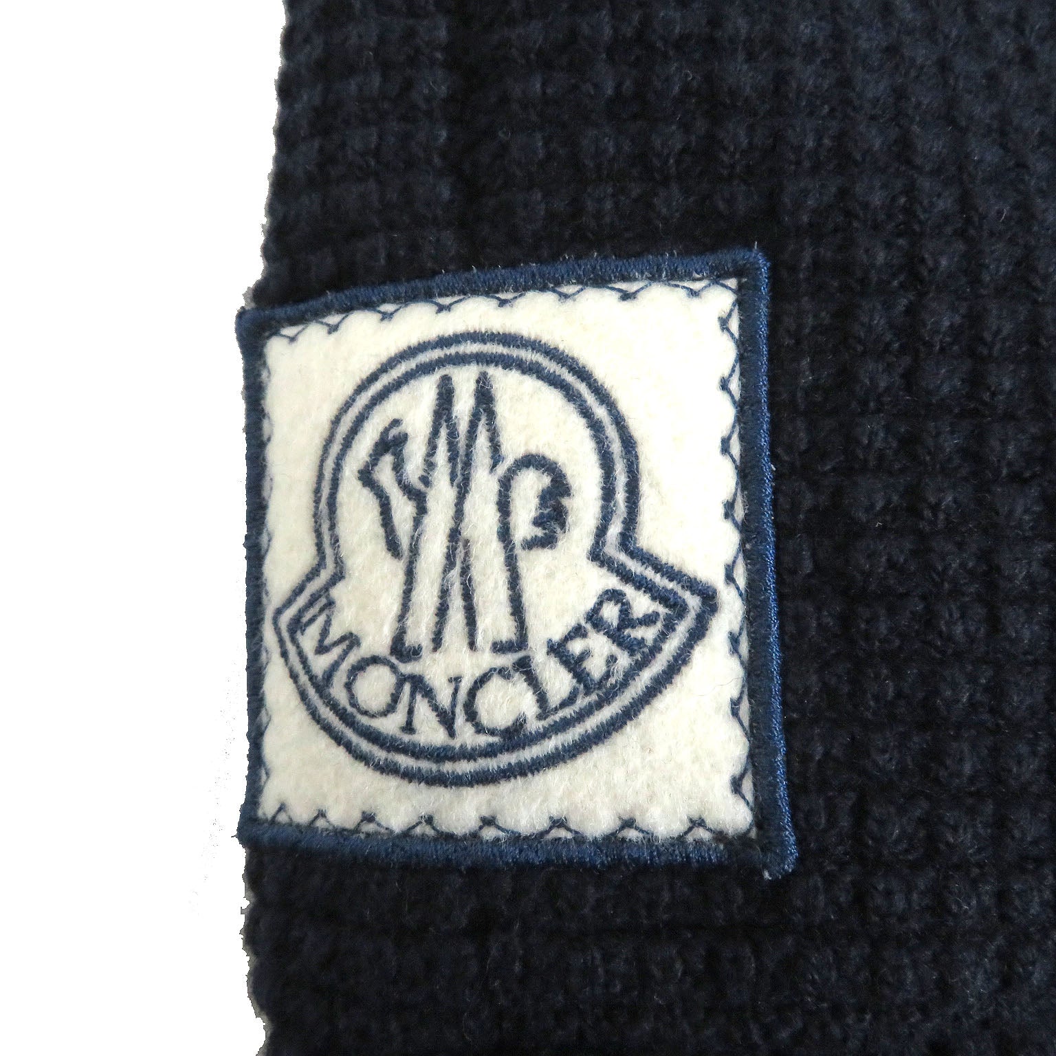 Moncler Wool Down Vest Navy 3 Italy