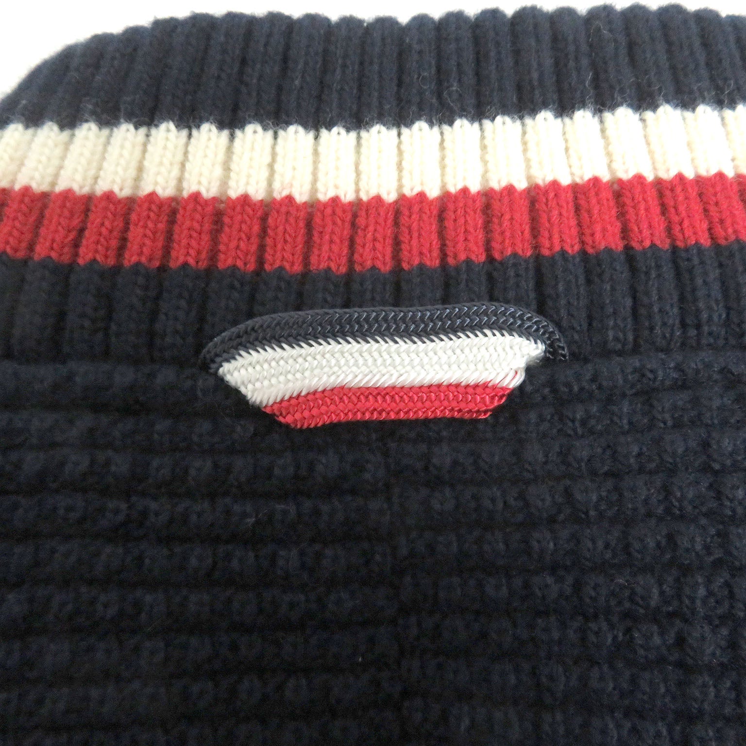 Moncler Wool Down Vest Navy 3 Italy