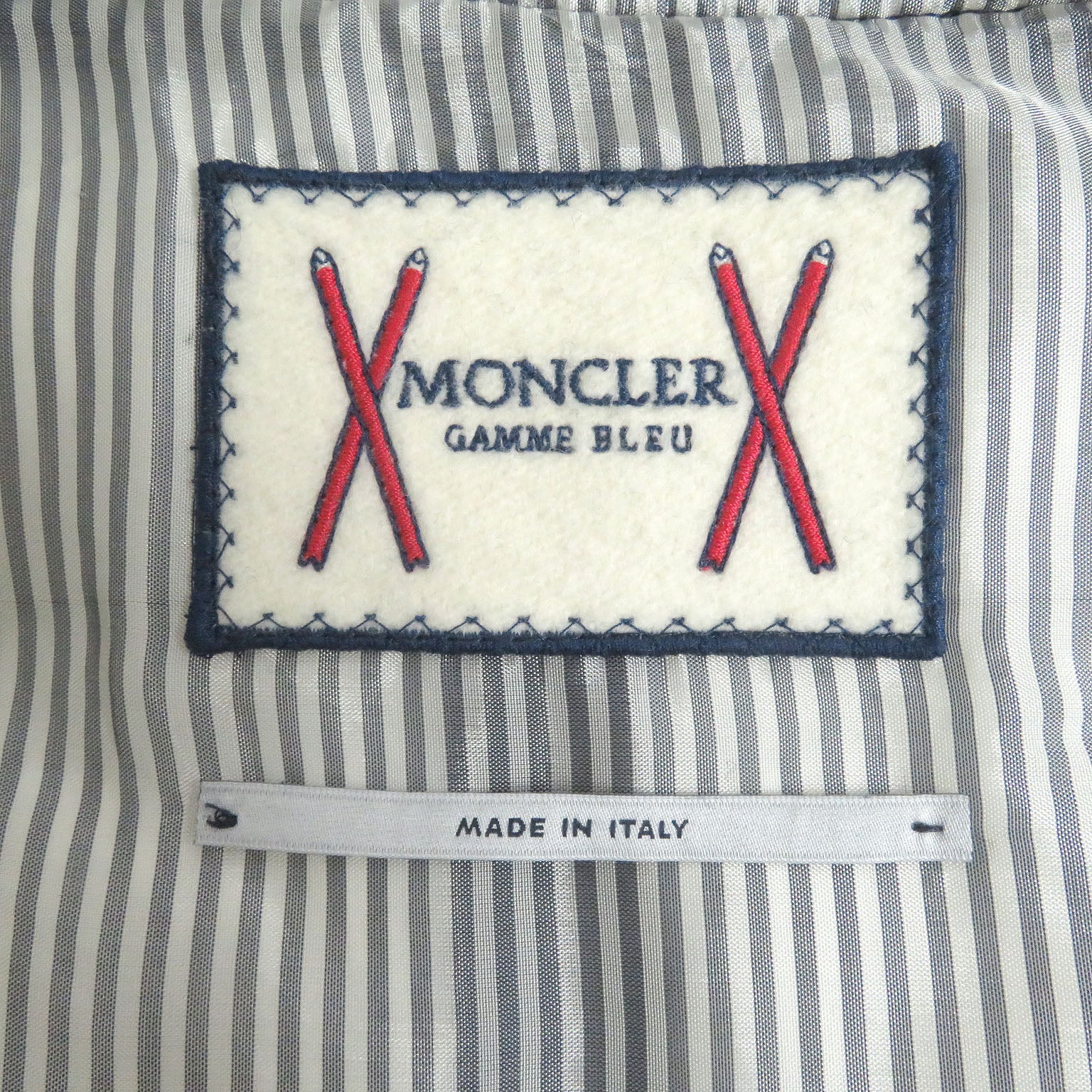 Moncler Wool Down Vest Navy 3 Italy