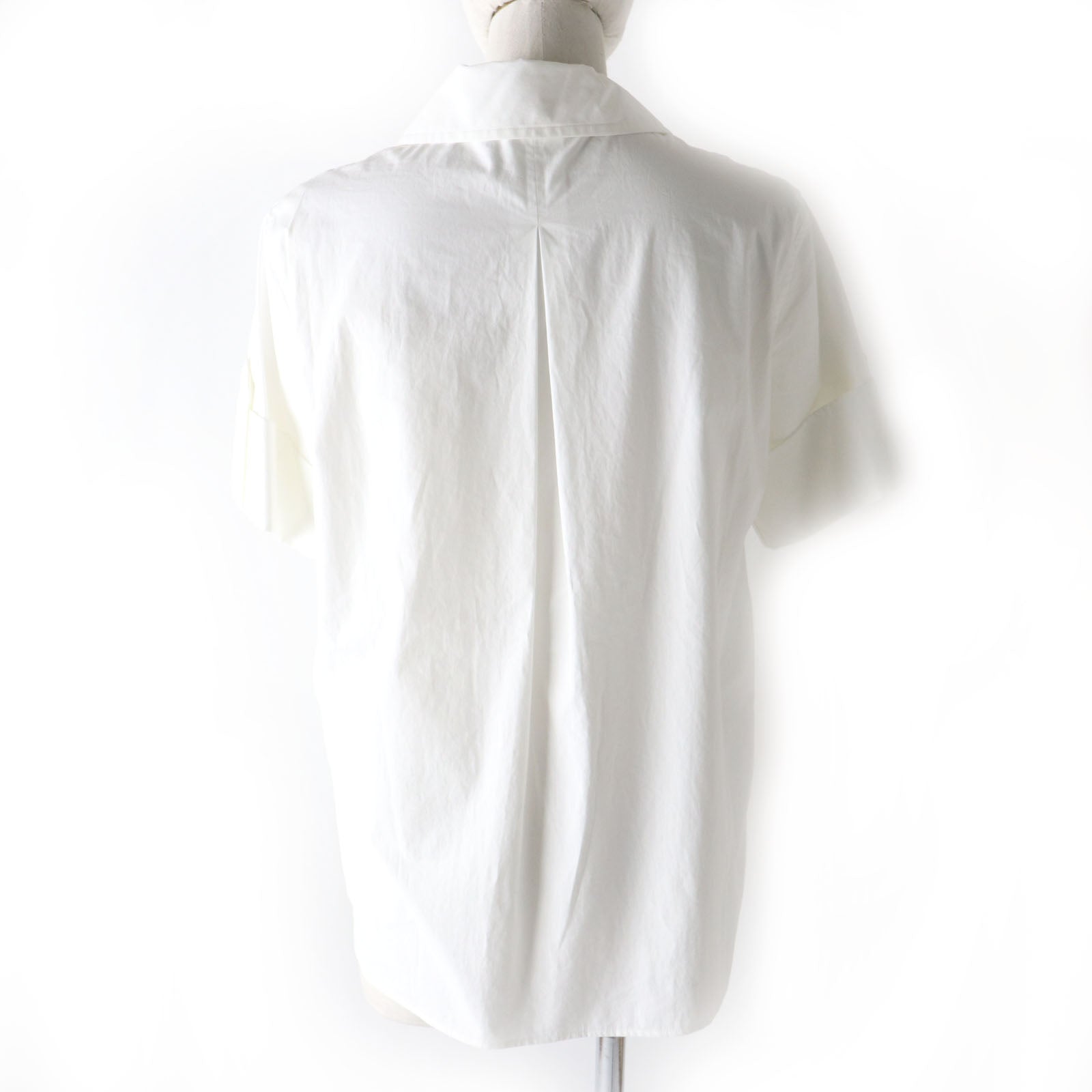 Hermes Cotton Poplin Short Sleeve Shirt 36