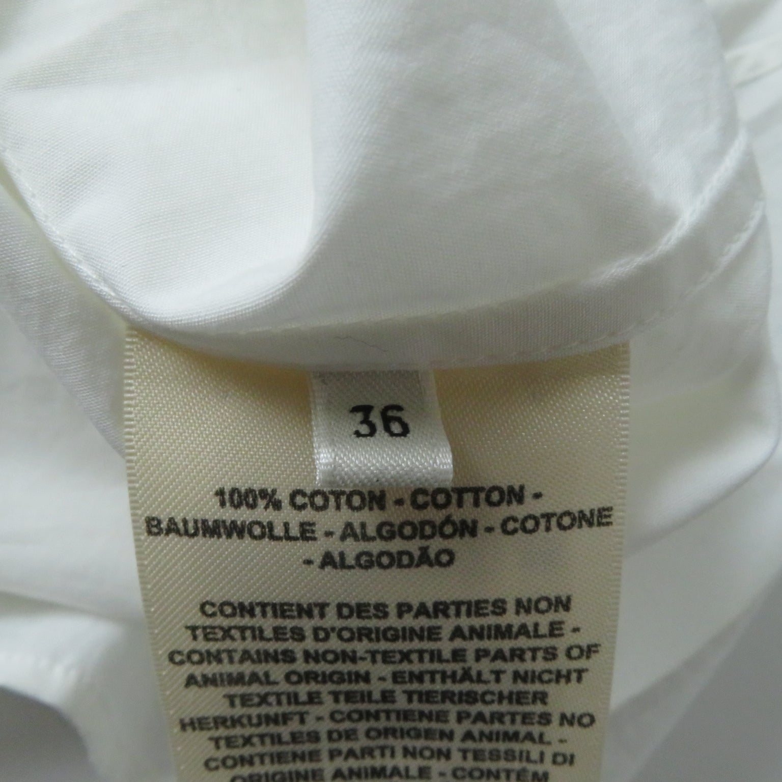 Hermes Cotton Poplin Short Sleeve Shirt 36