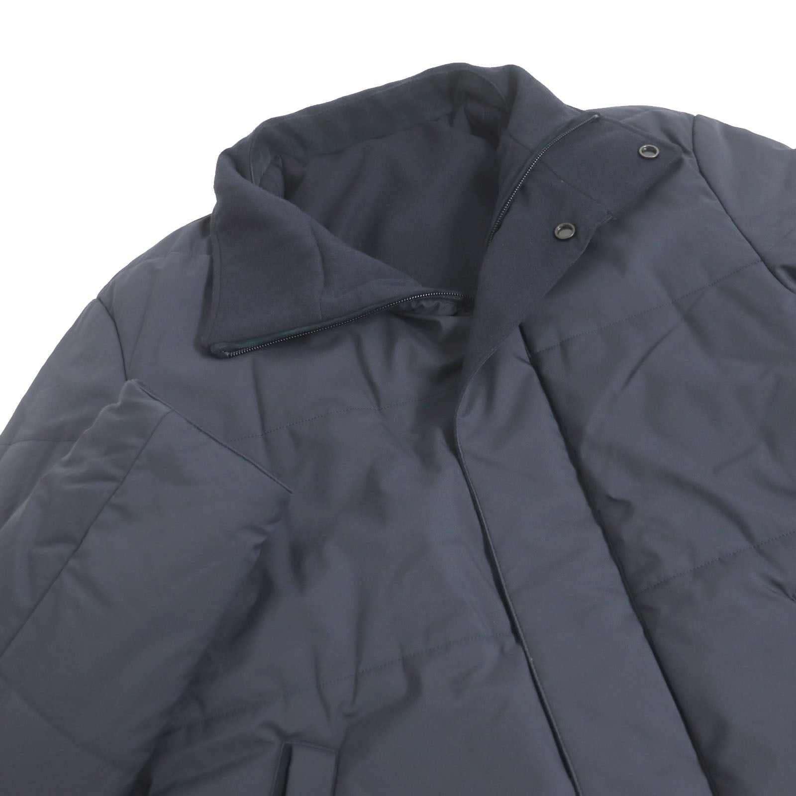 Loro Piana Reversible Cashmere Padded Jacket Navy XS