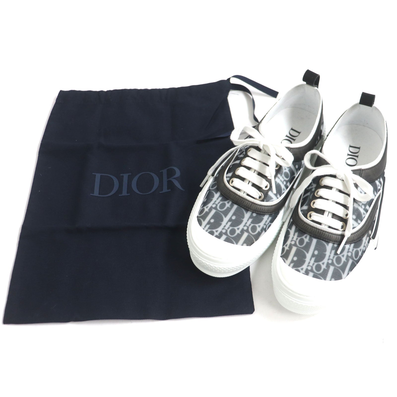 Dior Oblique B23 Low Sneakers White/Black 40