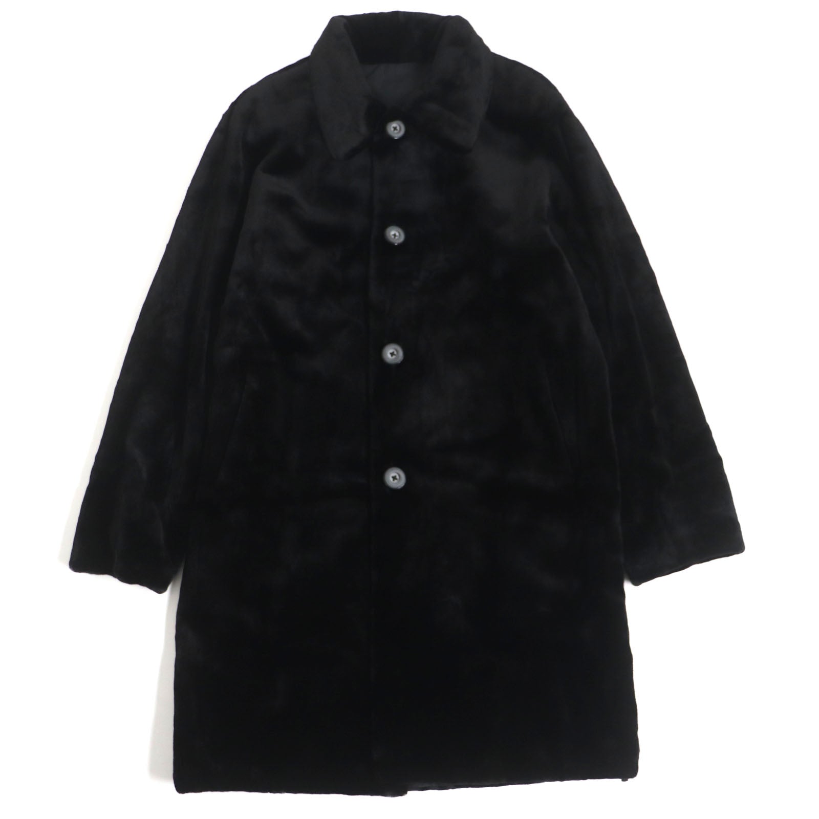 Shared Mink Reversible Fur Coat Black M