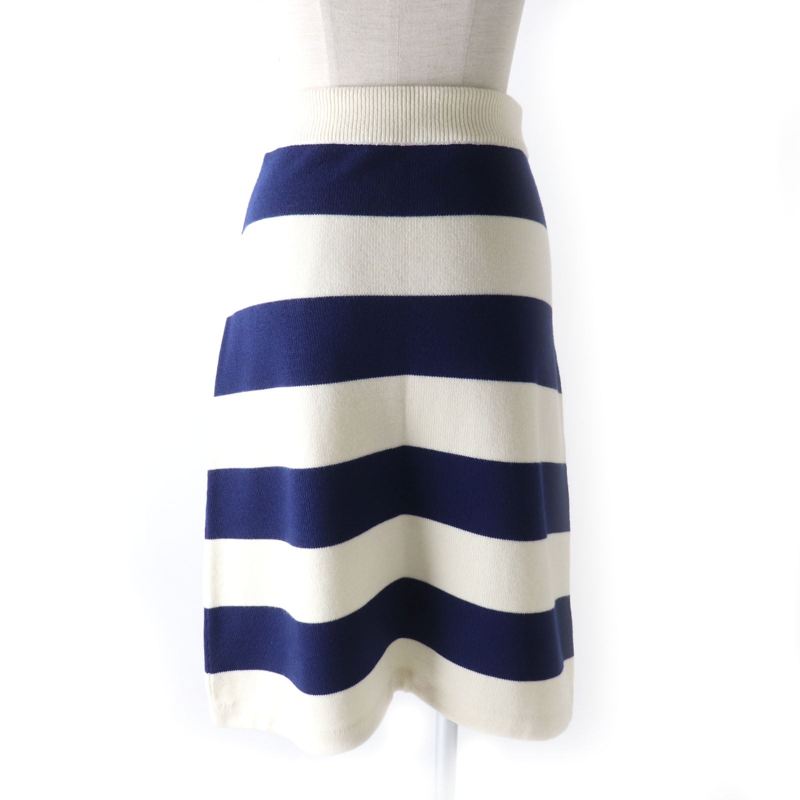 GUCCI Wool Striped Knit Skirt XS