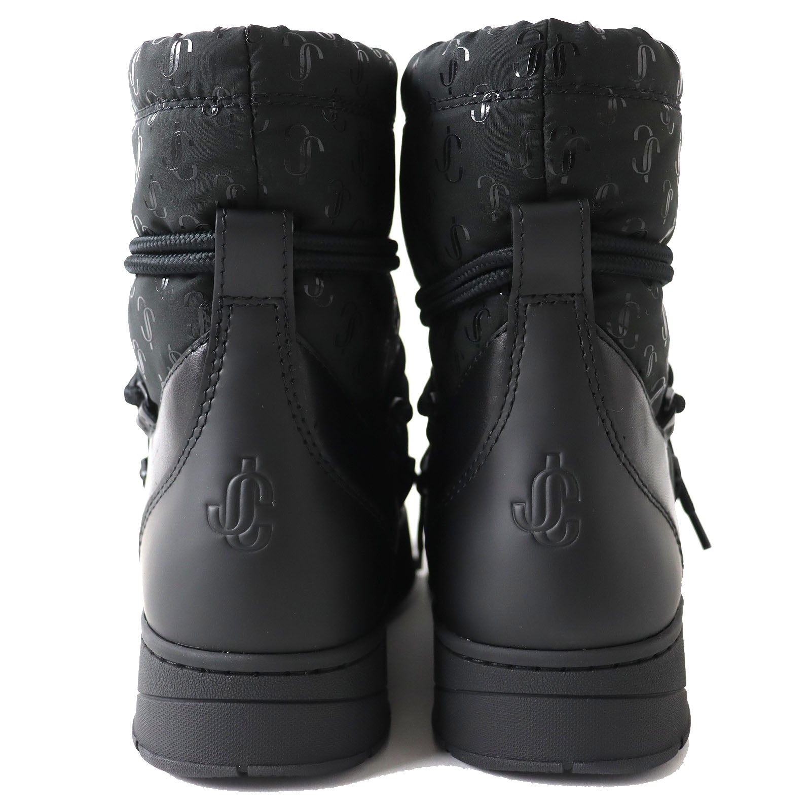 Jimmy Choo WANAKA Leather Snow Boots Black