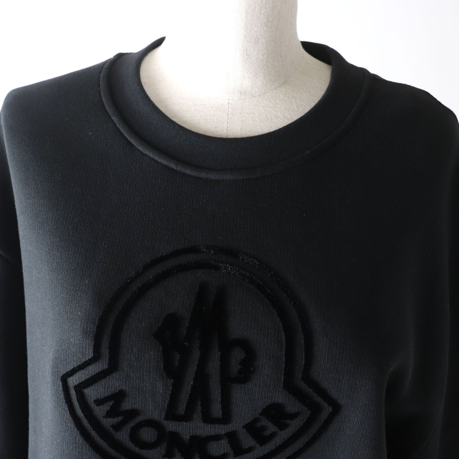 Moncler Cotton Logo Sweatshirt Black M