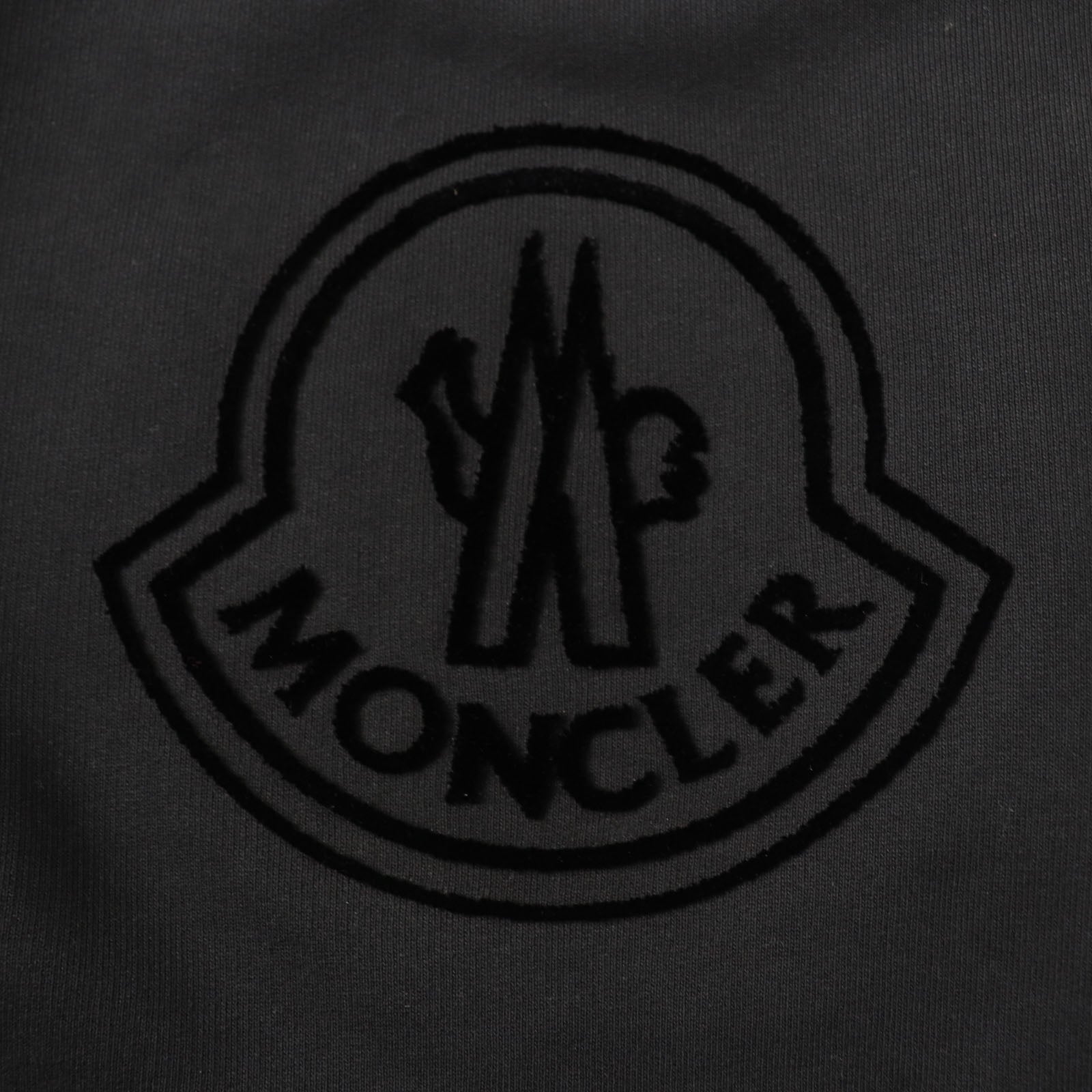 Moncler Cotton Logo Sweatshirt Black S