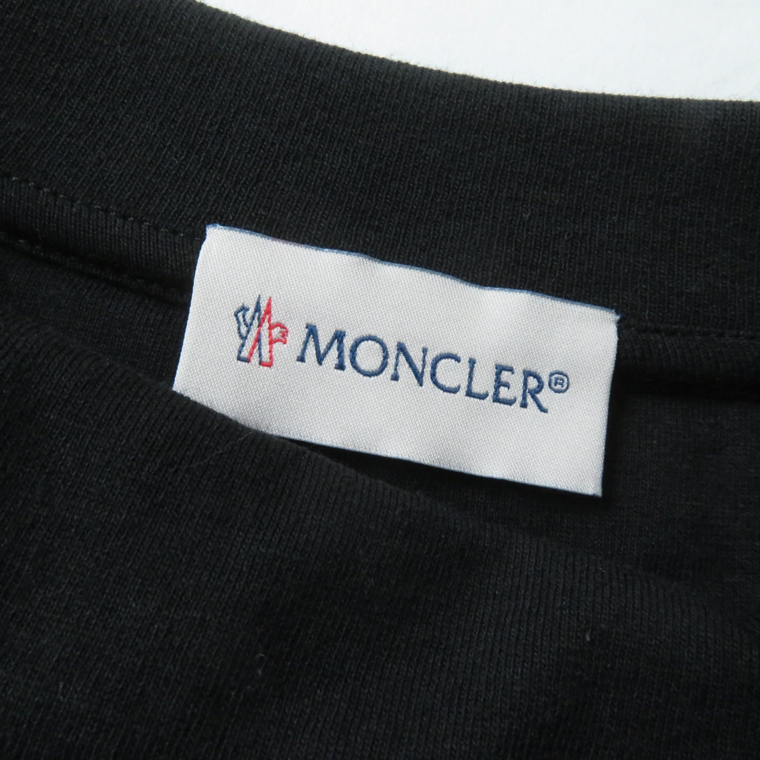 Moncler Cotton Logo Sweatshirt Black S