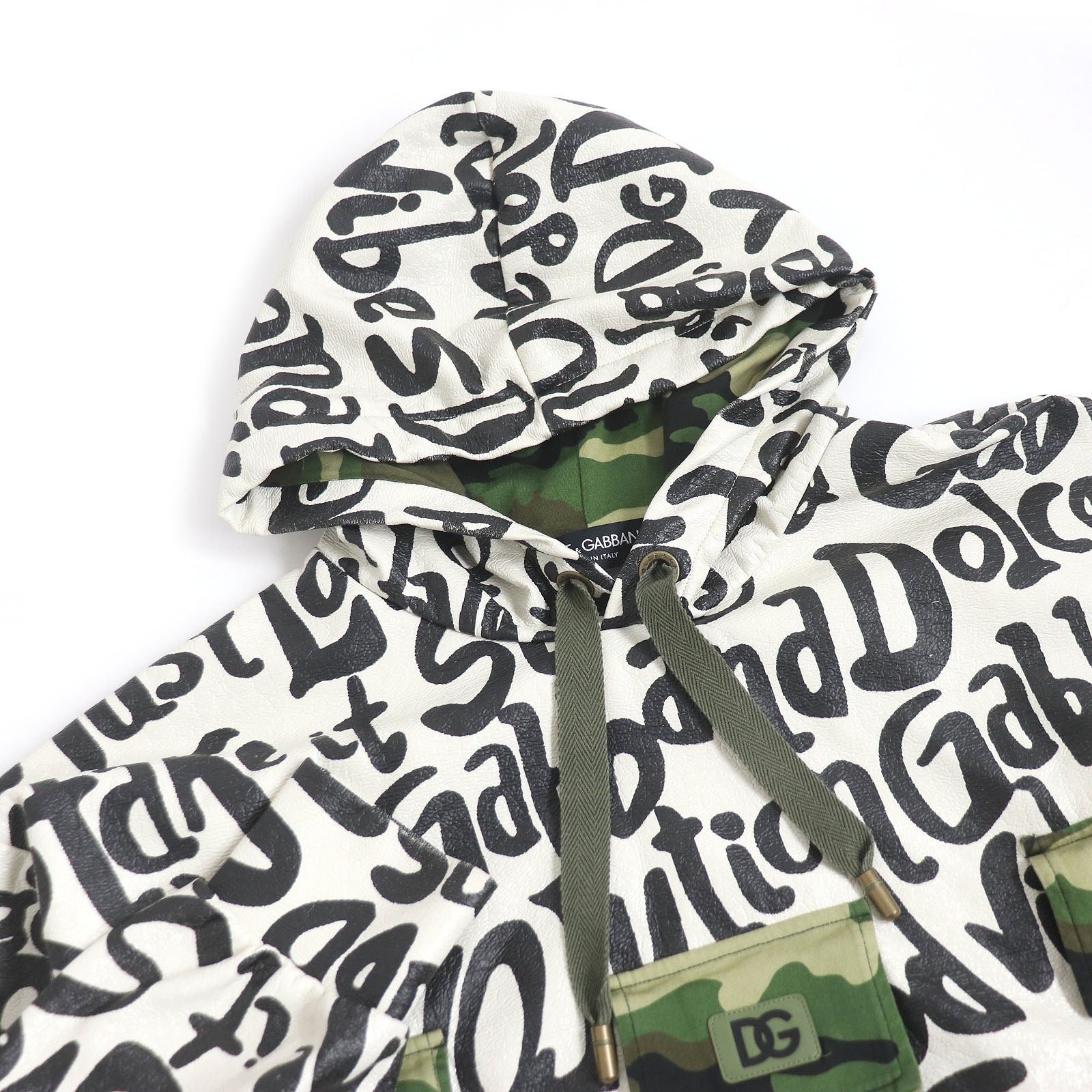 Dolce & Gabbana Camouflage Print Hoodie & Pants Set