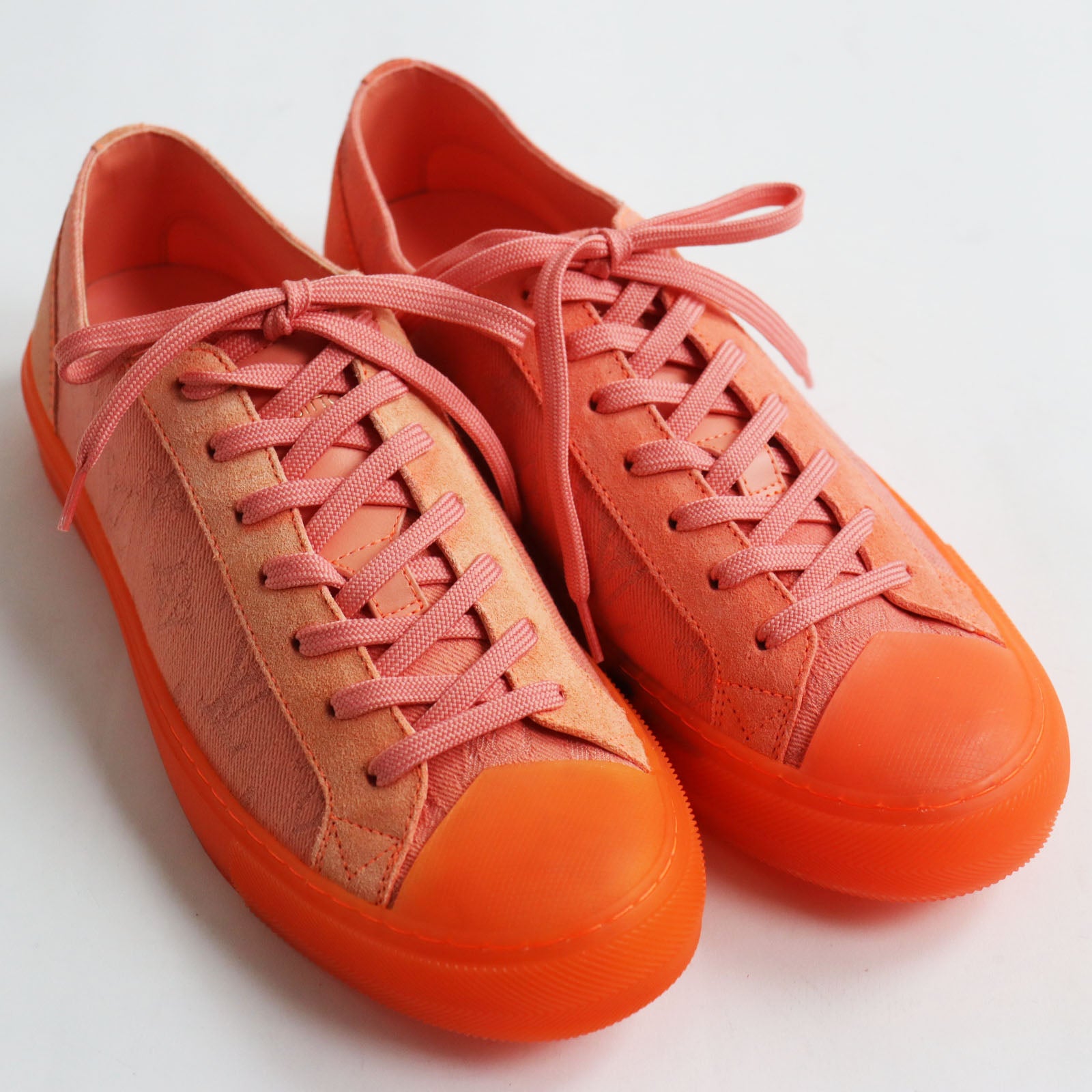 Louis Vuitton Monogram Canvas Sneakers Orange