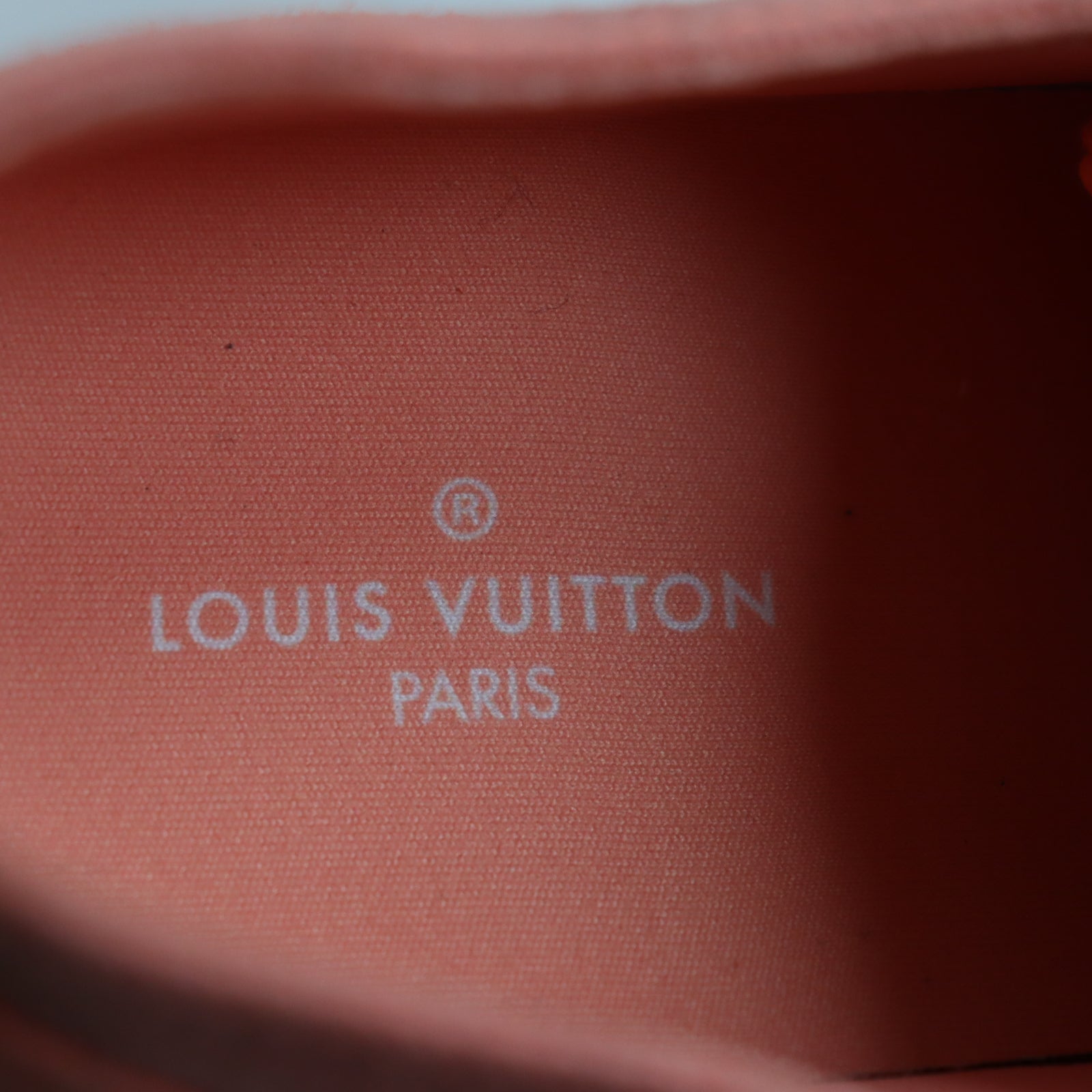 Louis Vuitton Monogram Canvas Sneakers Orange