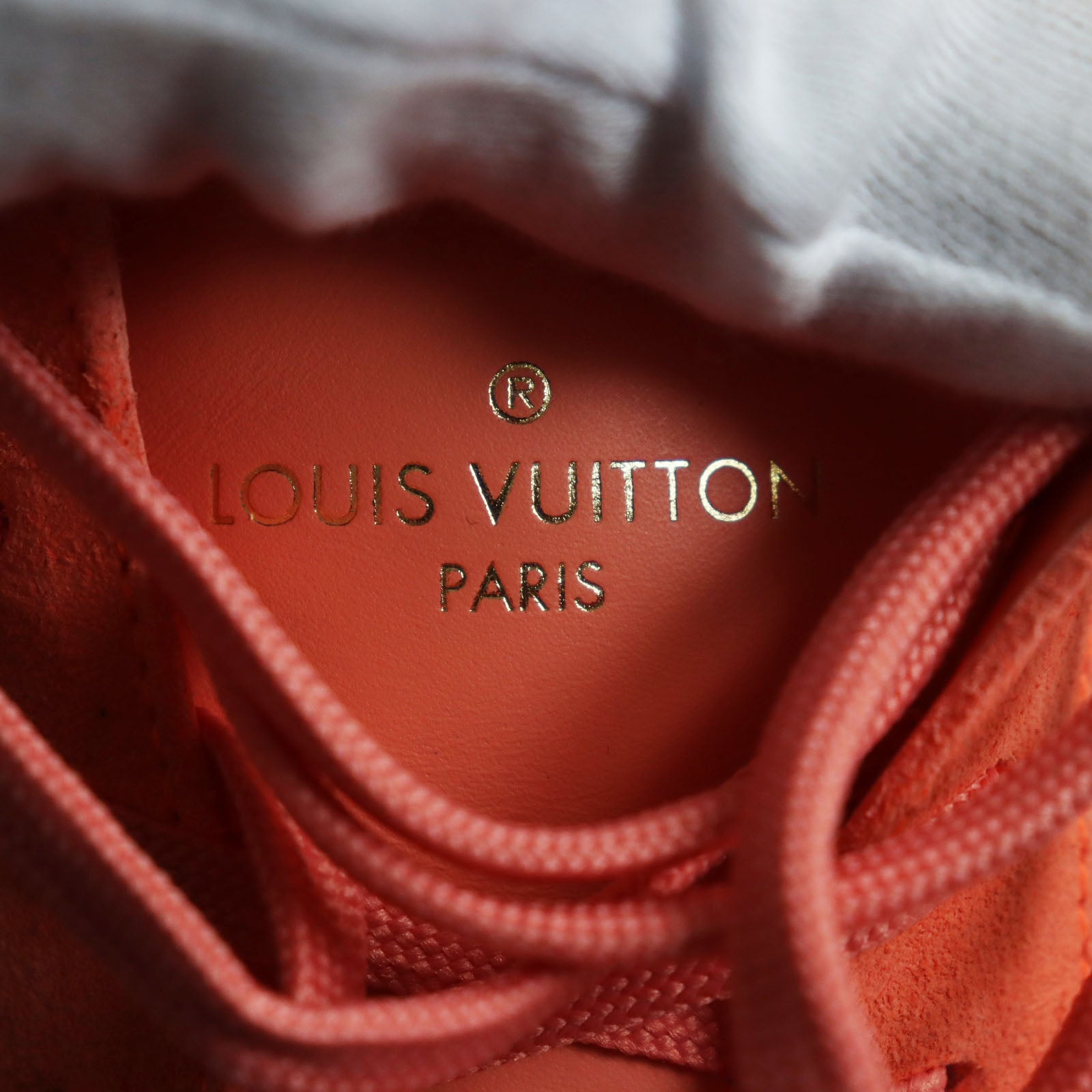 Louis Vuitton Monogram Canvas Sneakers Orange