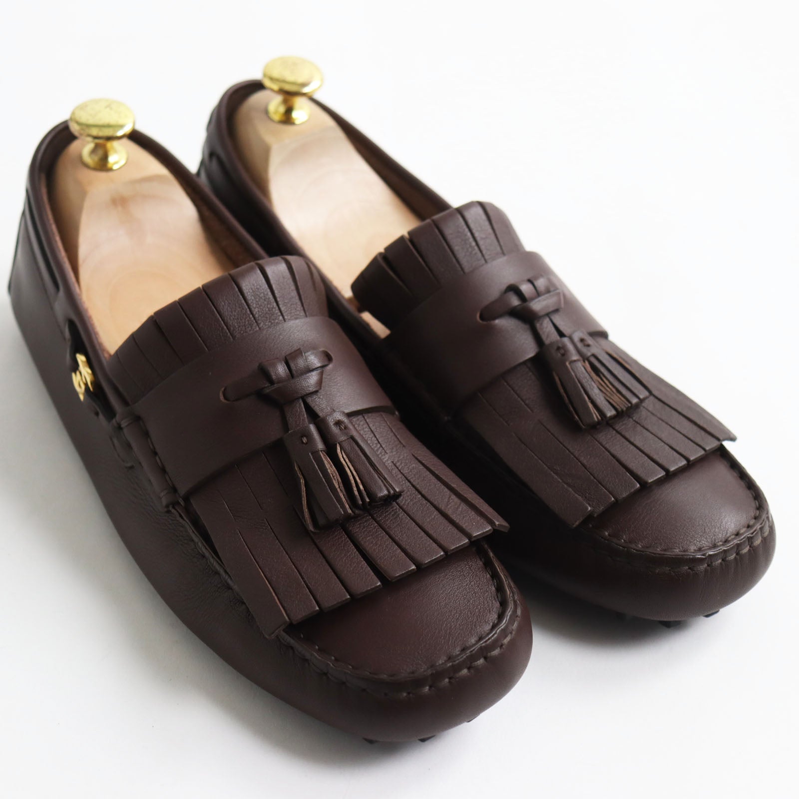 Gucci Leather Loafers 7.5 Interlocking G