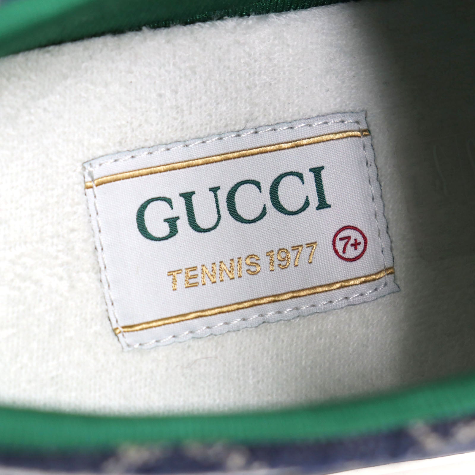 Gucci Tennis 1977 GG Canvas Sneakers 7.5