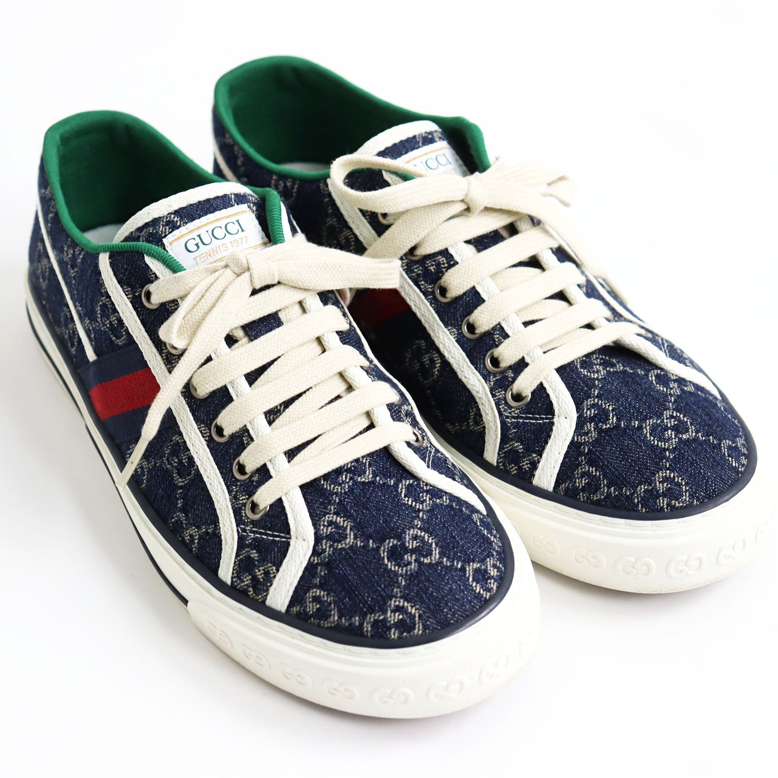 Gucci Tennis 1977 GG Canvas Sneakers 7.5