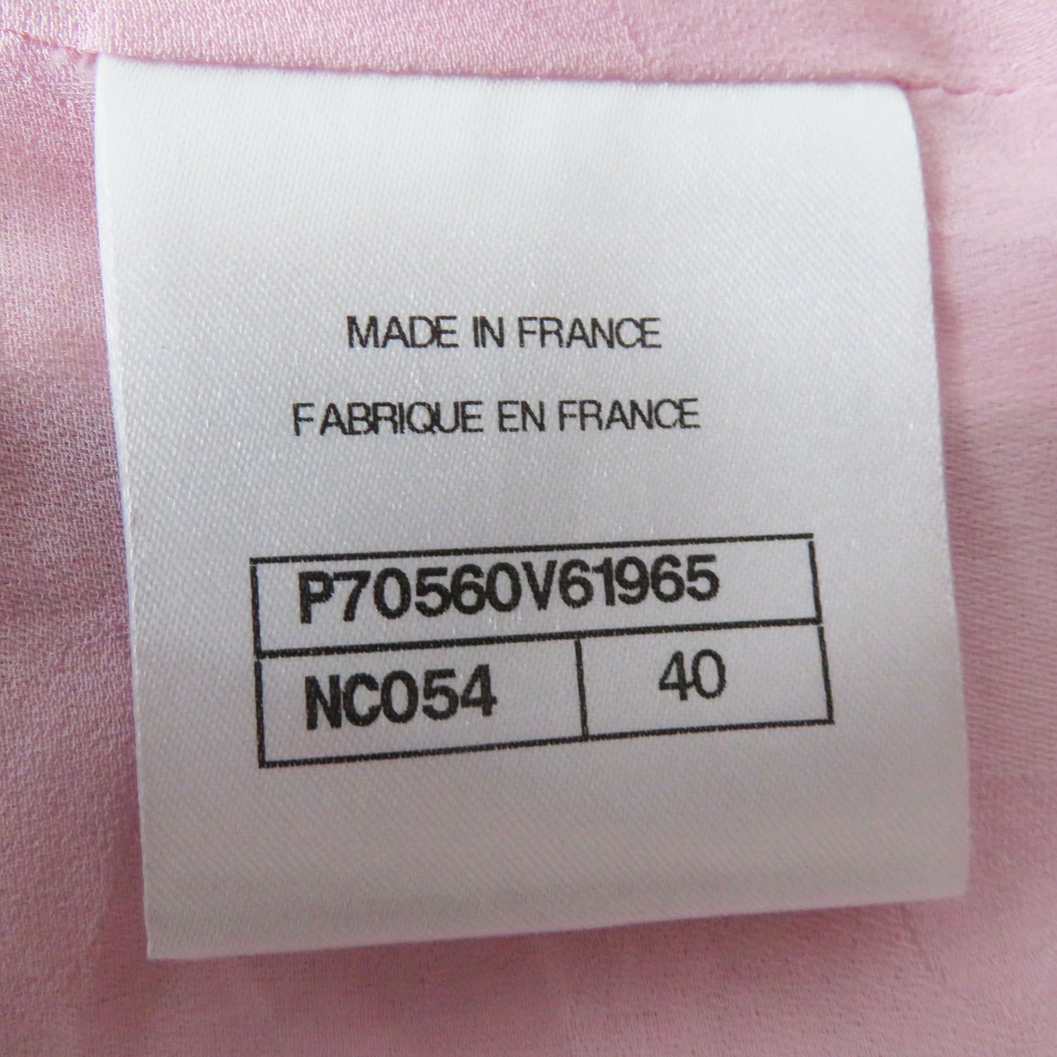 Chanel Tweed Blouson P70560 Baby Pink 40