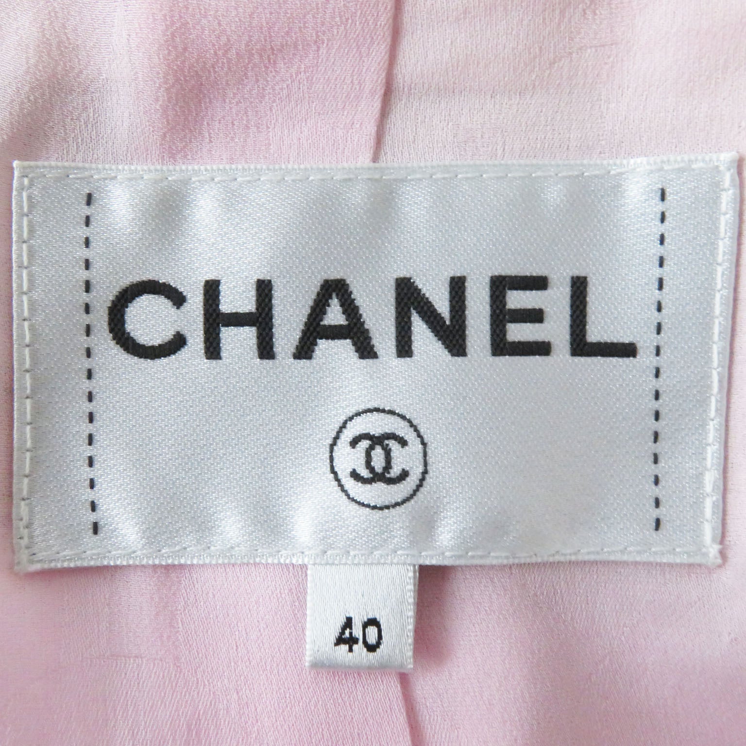 Chanel Tweed Blouson P70560 Baby Pink 40