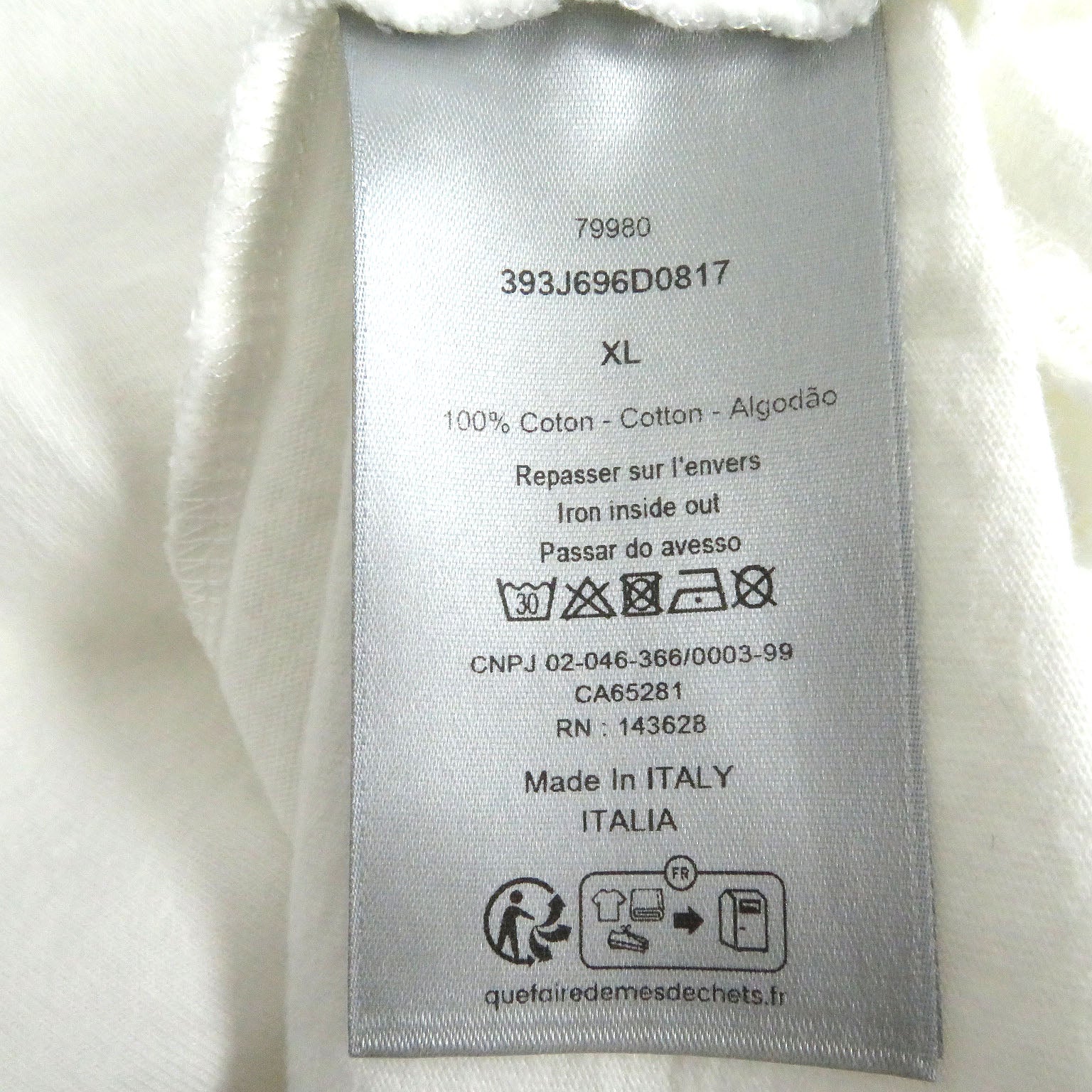 Dior Asterodior Logo T-shirt White XL