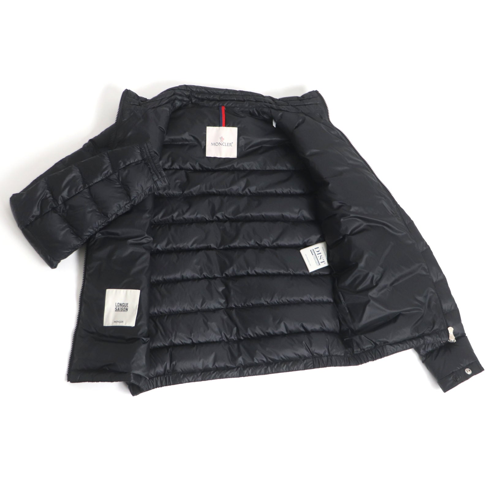 Moncler AGAY GIUBBOTTO Nylon Down Jacket Black