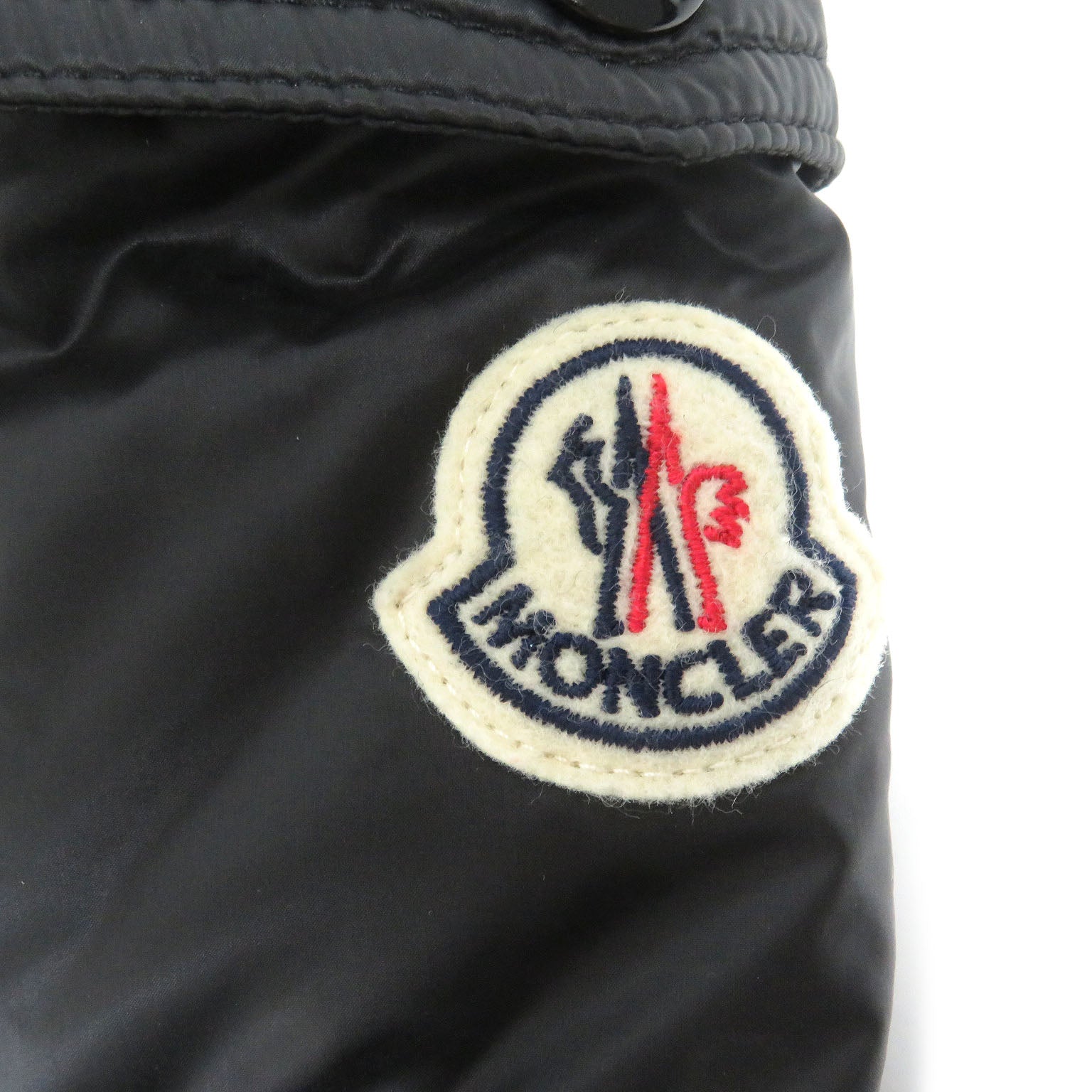 Moncler AGAY GIUBBOTTO Nylon Down Jacket Black