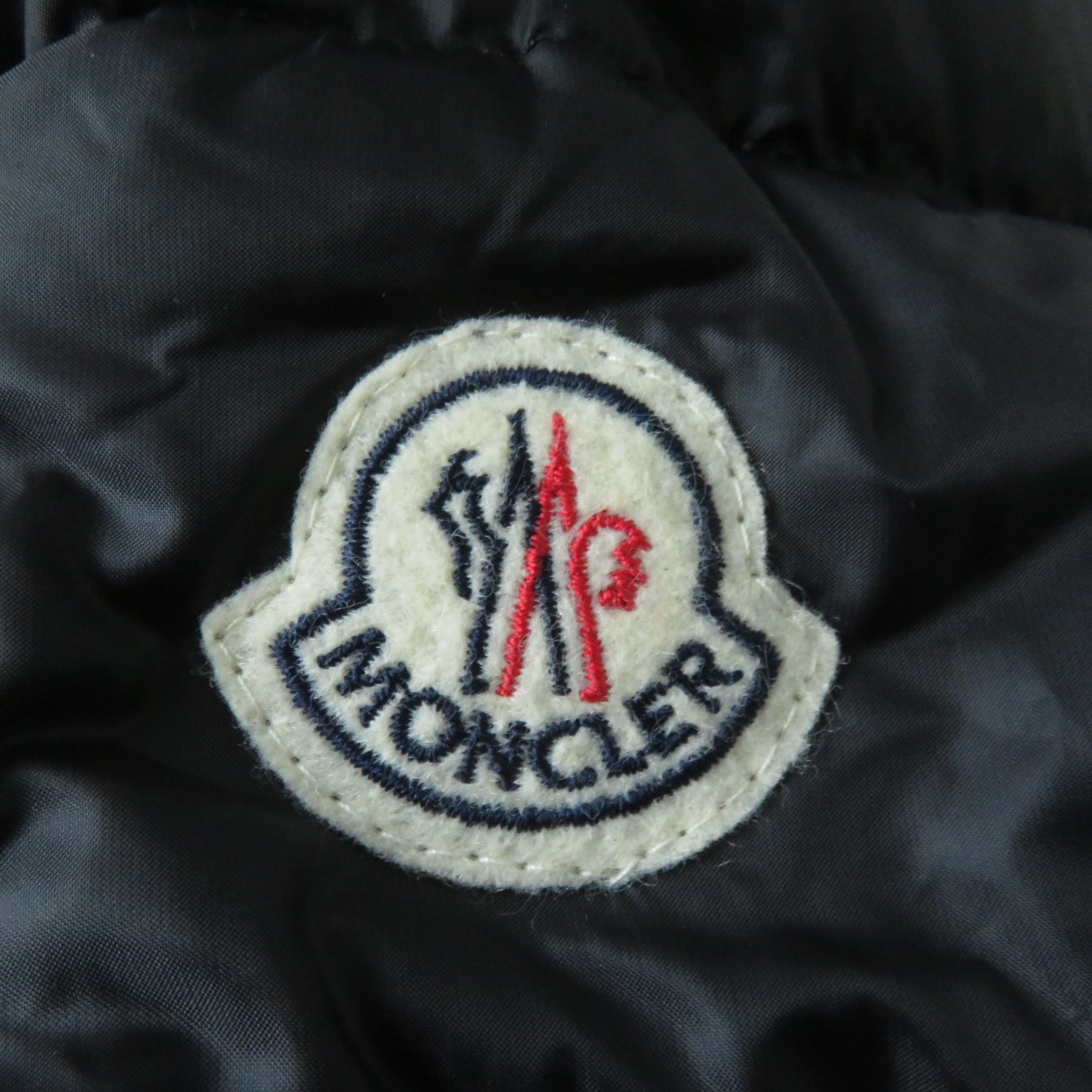 Moncler HERMINE Nylon Down Coat Black Women