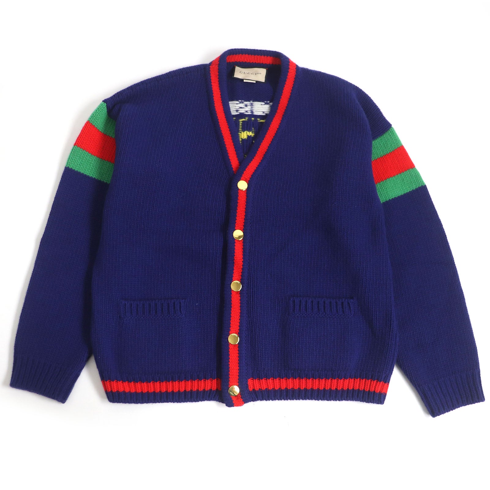 Gucci 100th Anniversary Logo Knit Cardigan