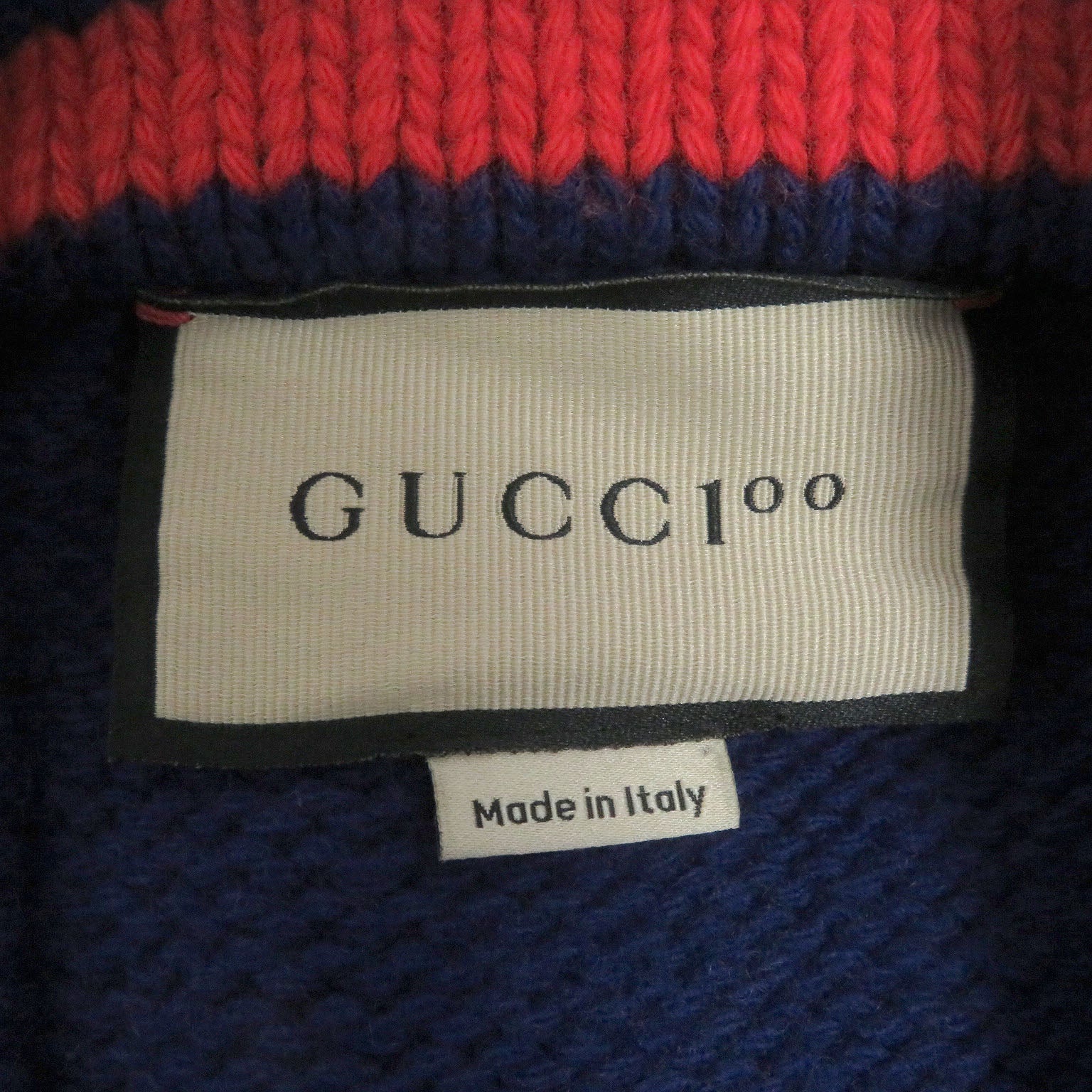 Gucci 100th Anniversary Logo Knit Cardigan