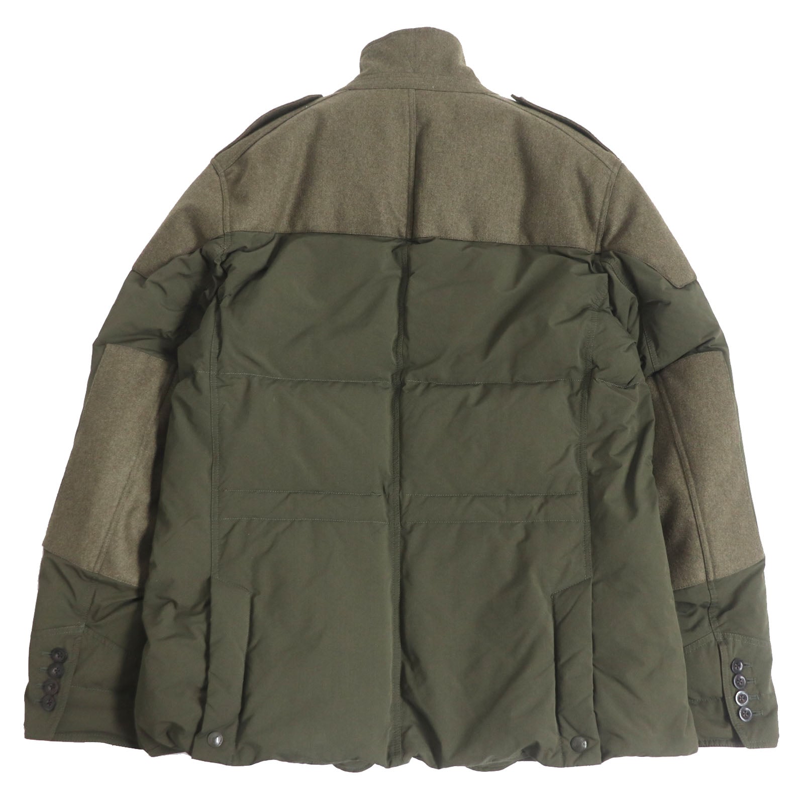 Ralph Lauren Wool Military Down Jacket Khaki M