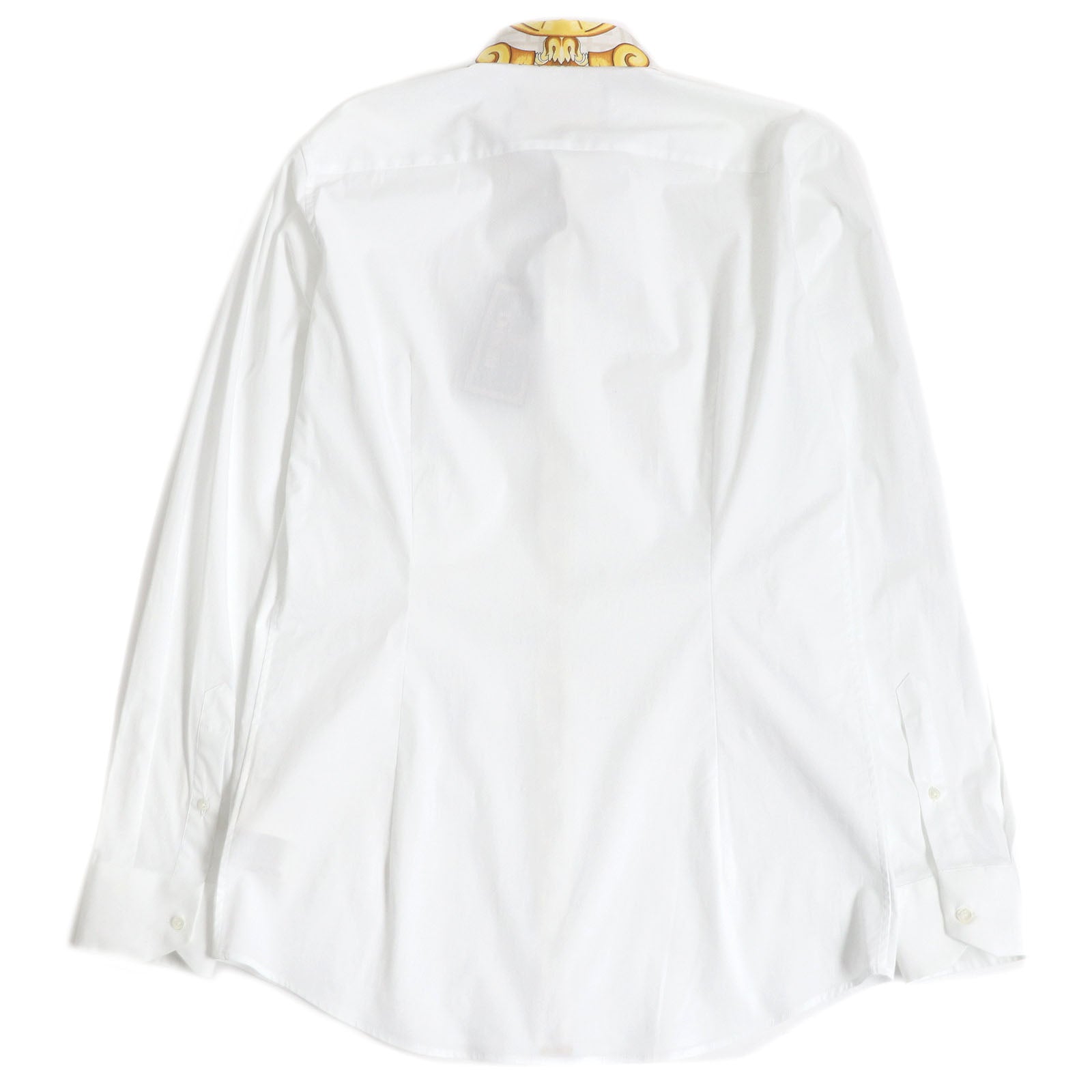 Fendi Versace Baroque Collar Long Sleeve Shirt