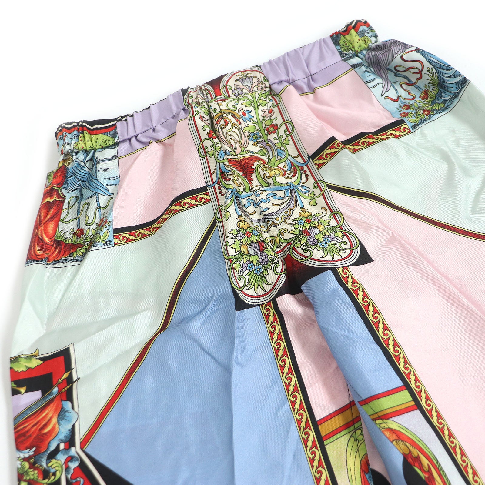 Versace Silk Angel Pajama Pants Multicolor