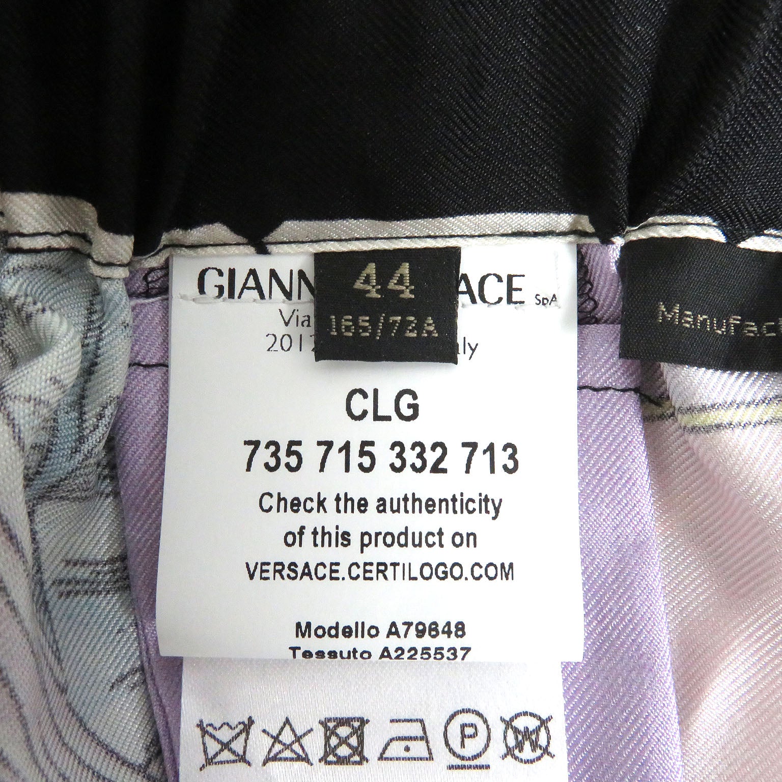 Versace Silk Angel Pajama Pants Multicolor