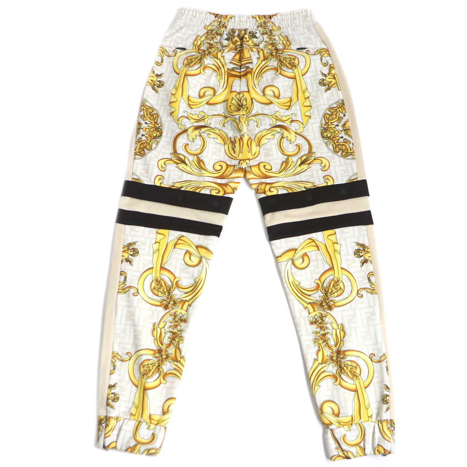 Fendi Versace 2WAY Sweatpants Shorts Light Beige S