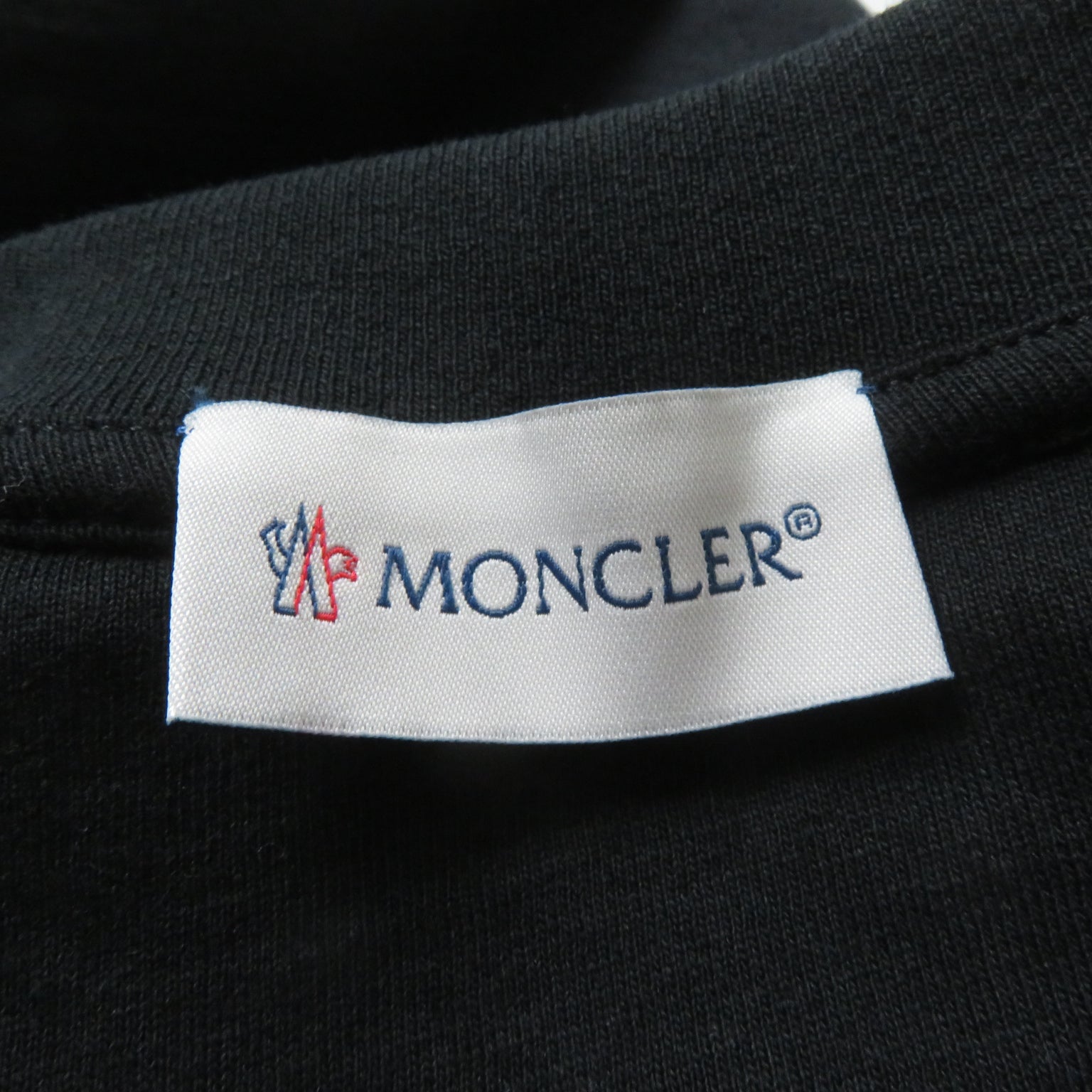 Moncler Cotton Logo Sweatshirt Black L