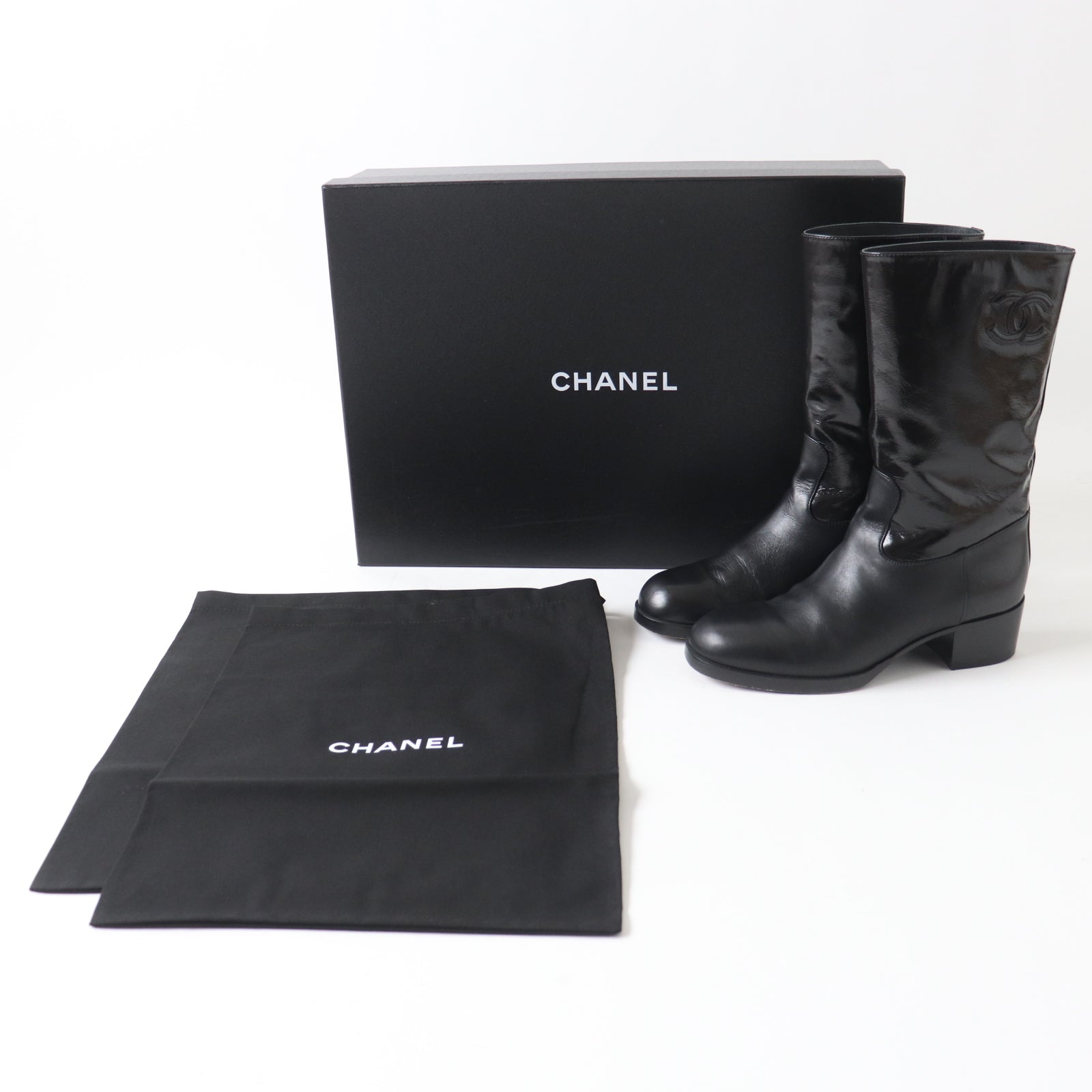 Chanel COCO Mark Medium Boots G37981