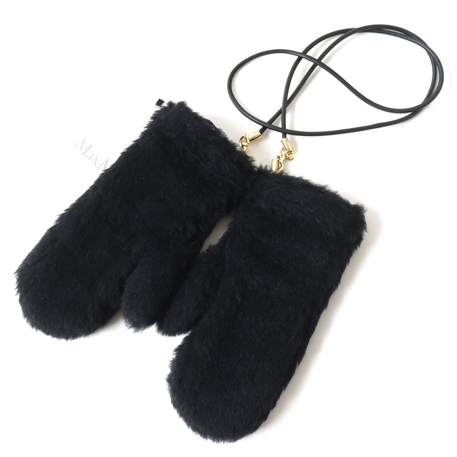 Max Mara Teddy Alpaca Wool Mittens Gloves ML