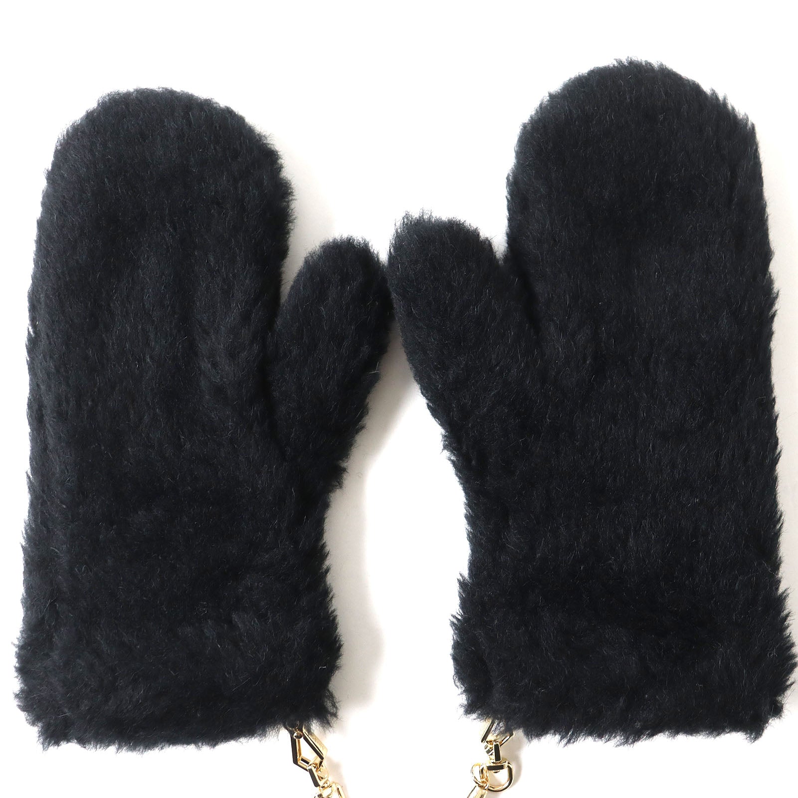 Max Mara Teddy Alpaca Wool Mittens Gloves ML