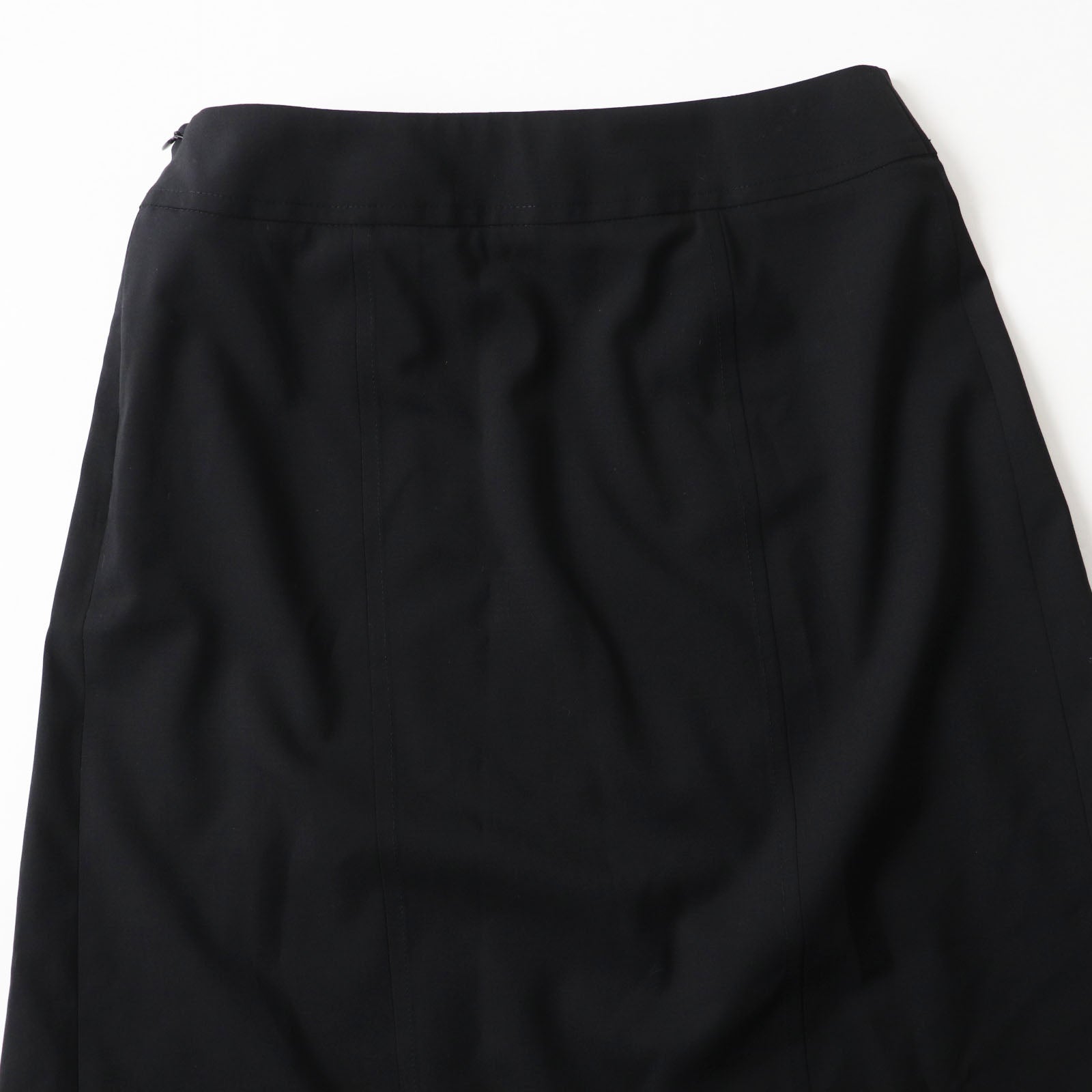 Hermes Wool Chaine d'Ancre Skirt Black