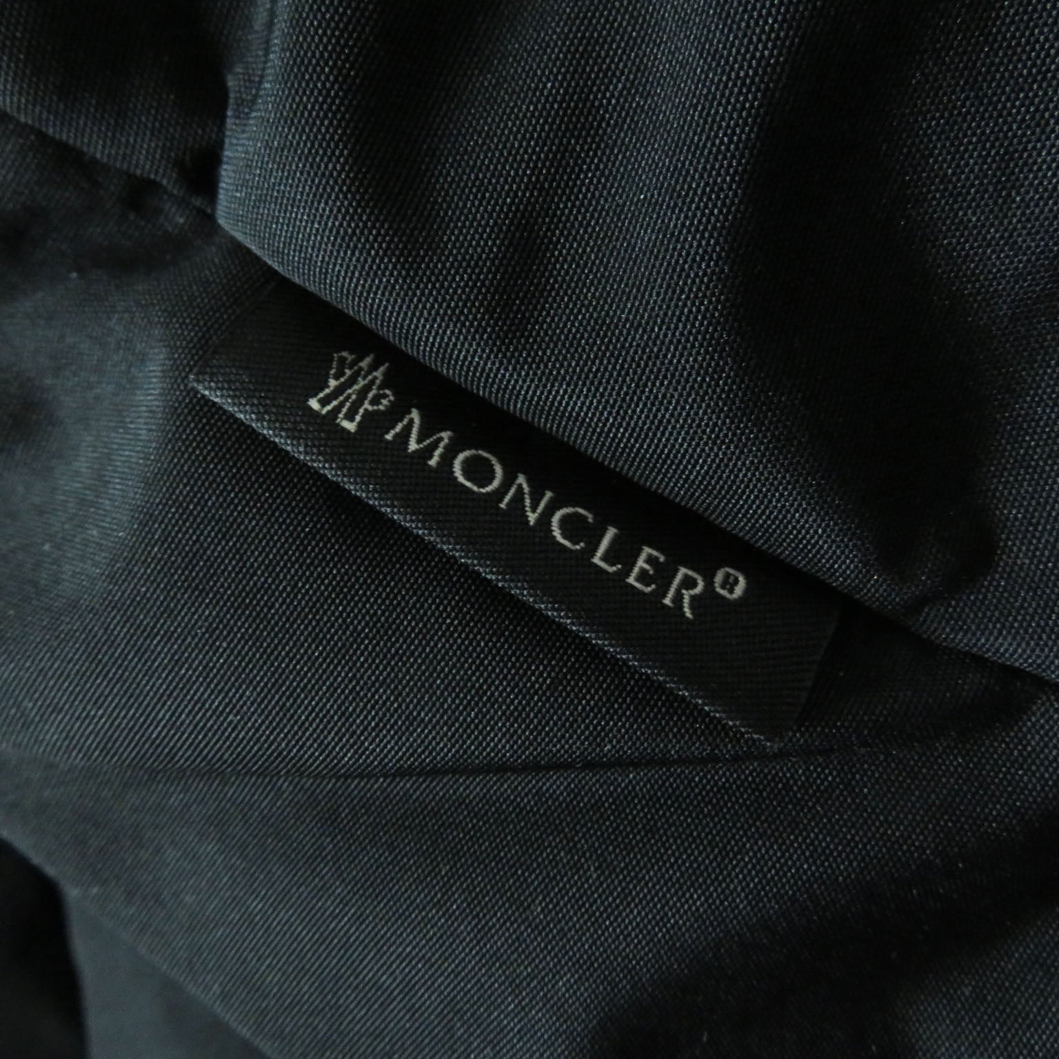 Moncler ALNUS Nylon Stand Collar Long Down Coat Women